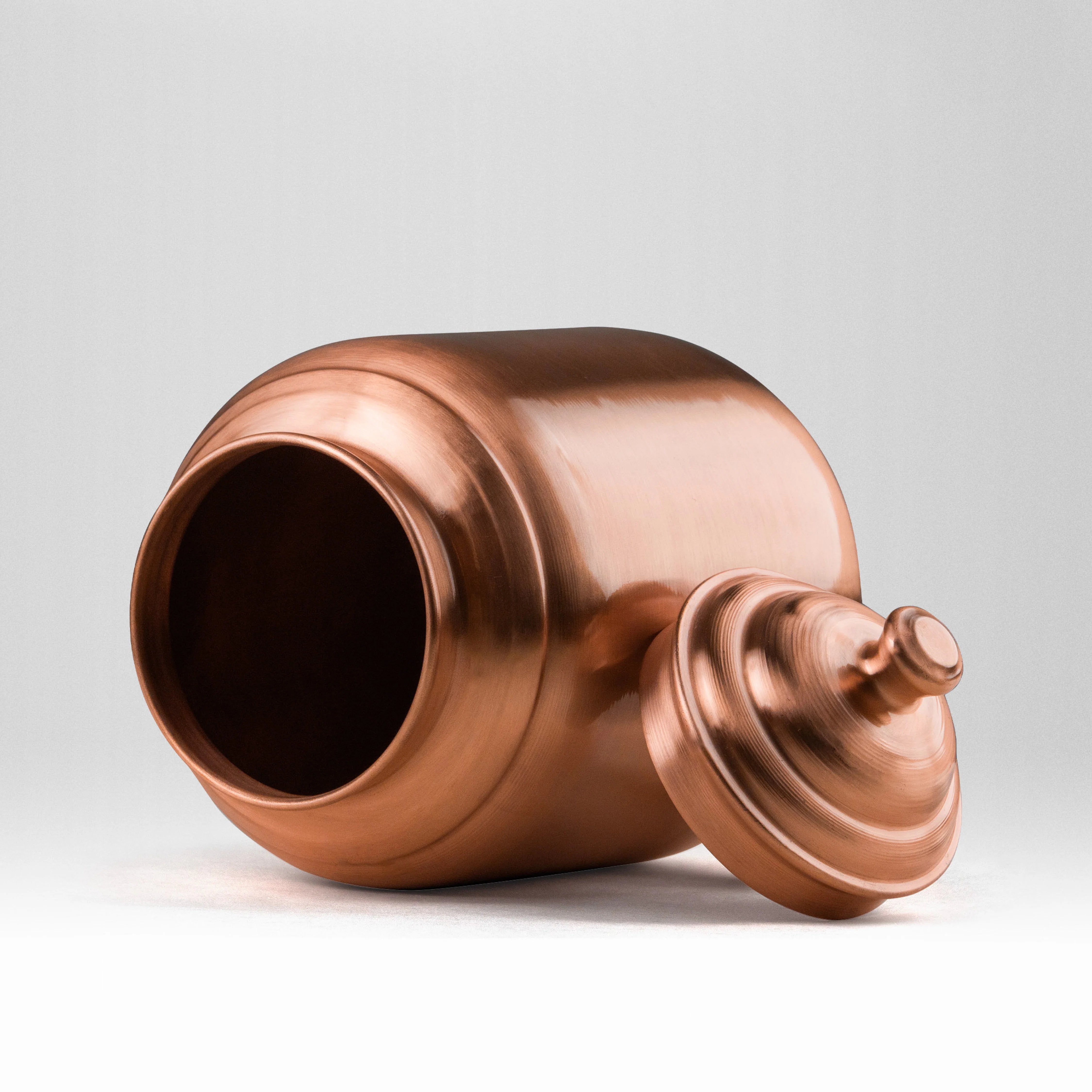 Health Smith Pure Copper Pineapple Water Dispenser with Brass Stand