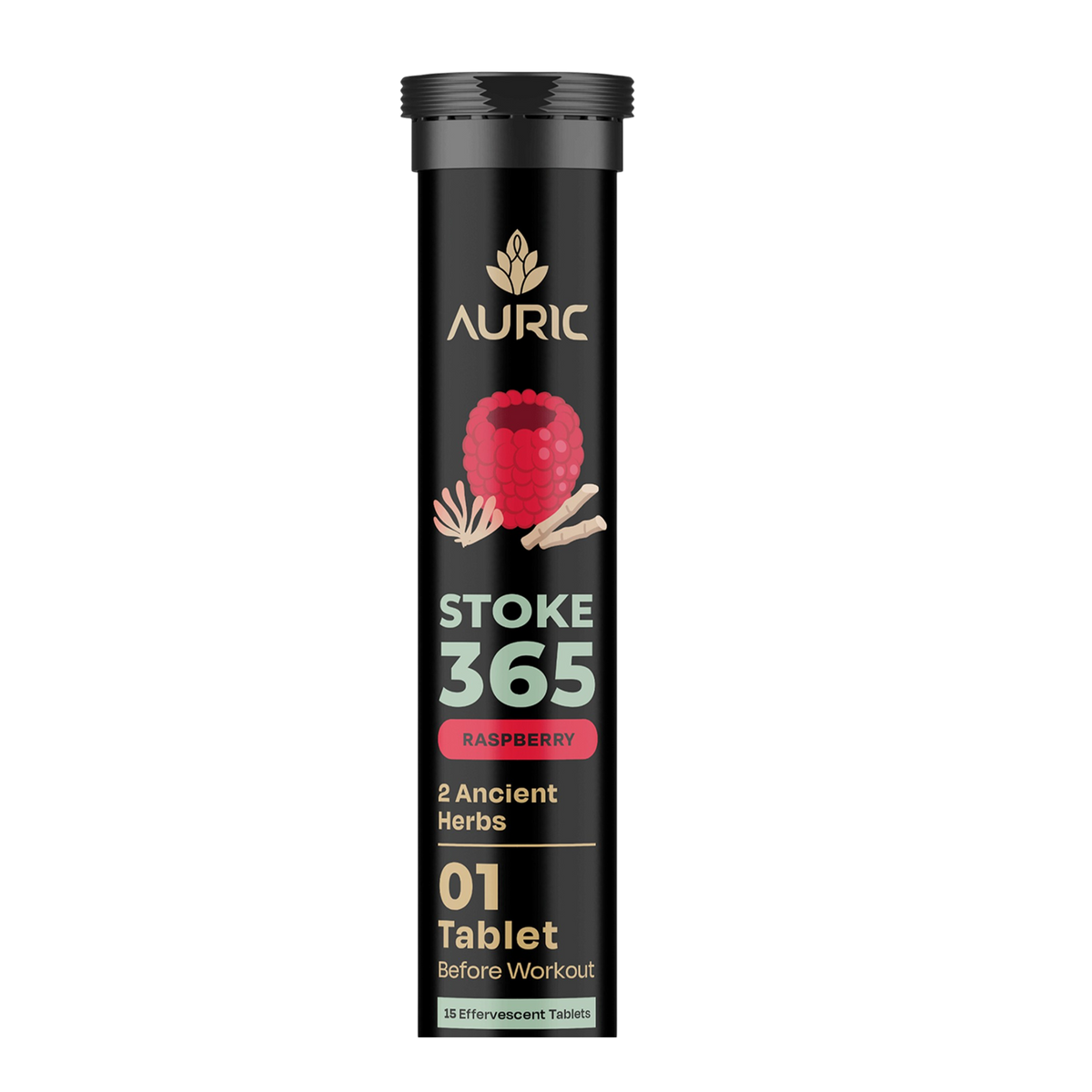 Auric STOKE365 Effervescent Tablets | Raspberry Flavour