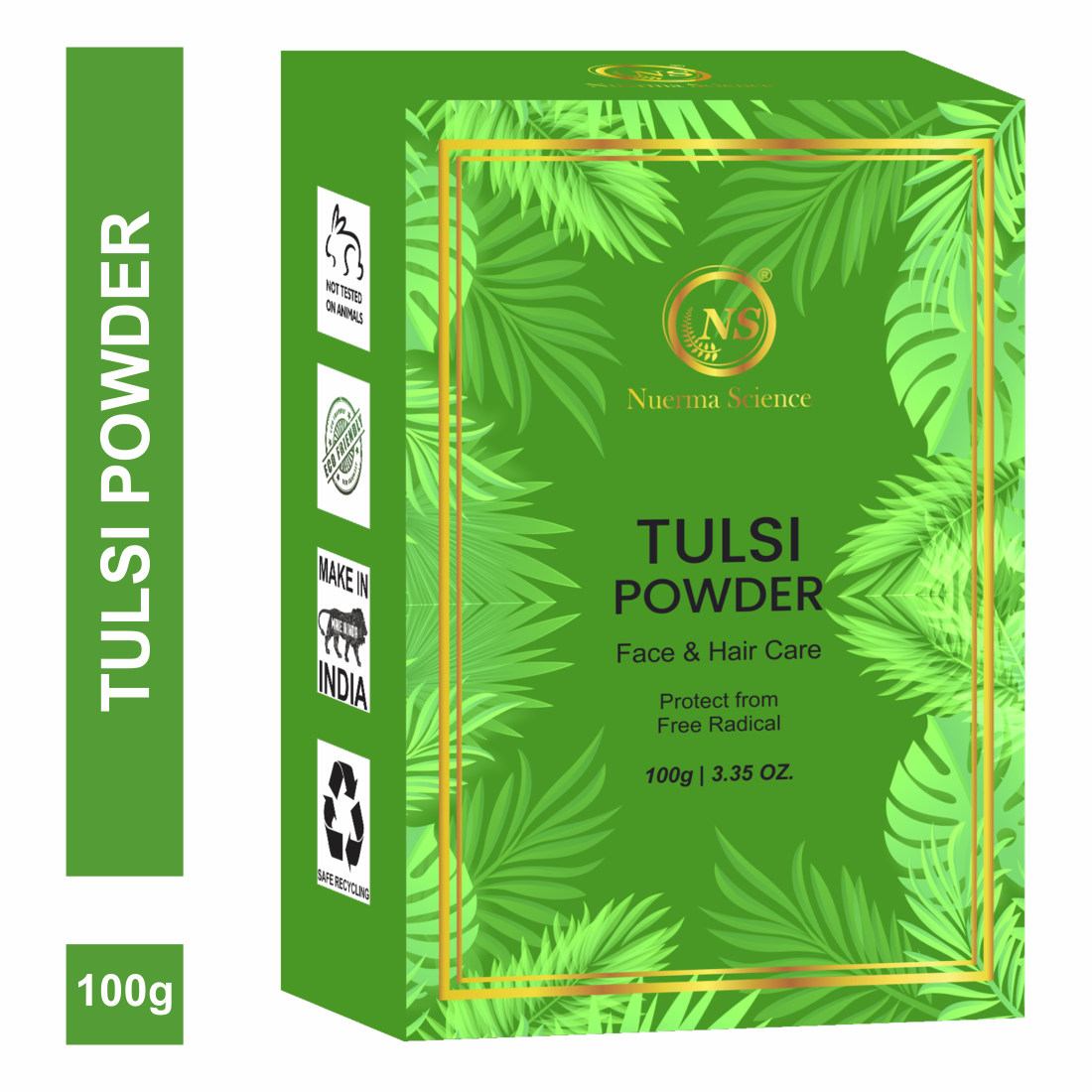 Nuerma Science Tulsi Natural Powder For Face & Hair Care