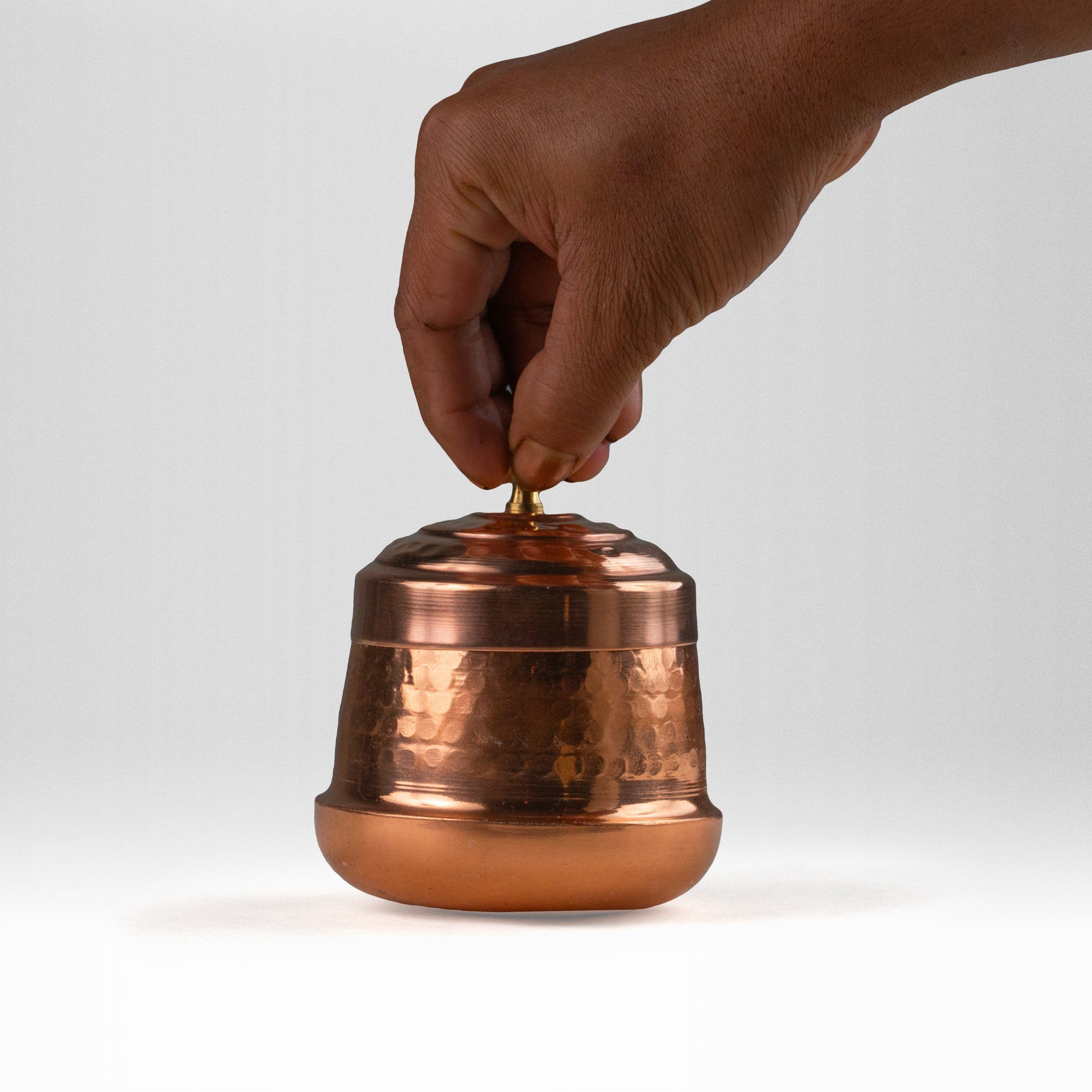 Health Smith Pure Copper Berry Dry Fruit Jar/Dabba/Container | Jar for Dry Fruits and Chocolates