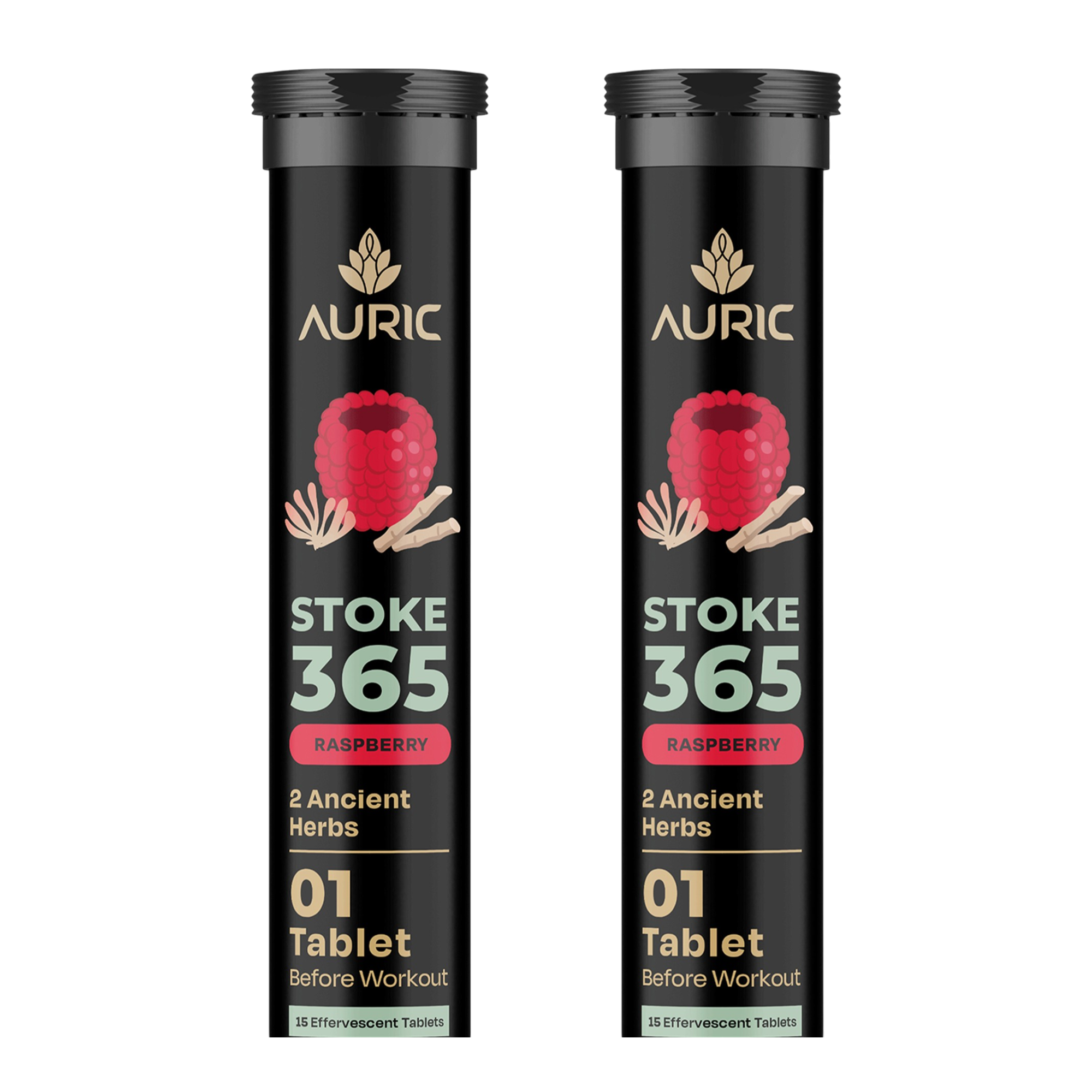 Auric STOKE365 Effervescent Tablets | Raspberry Flavour