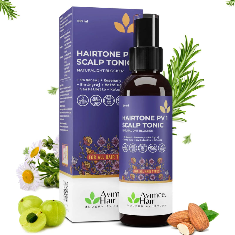 Avimee herbal Hairtone PV 1 Scalp Spray Natural DHT Blocker