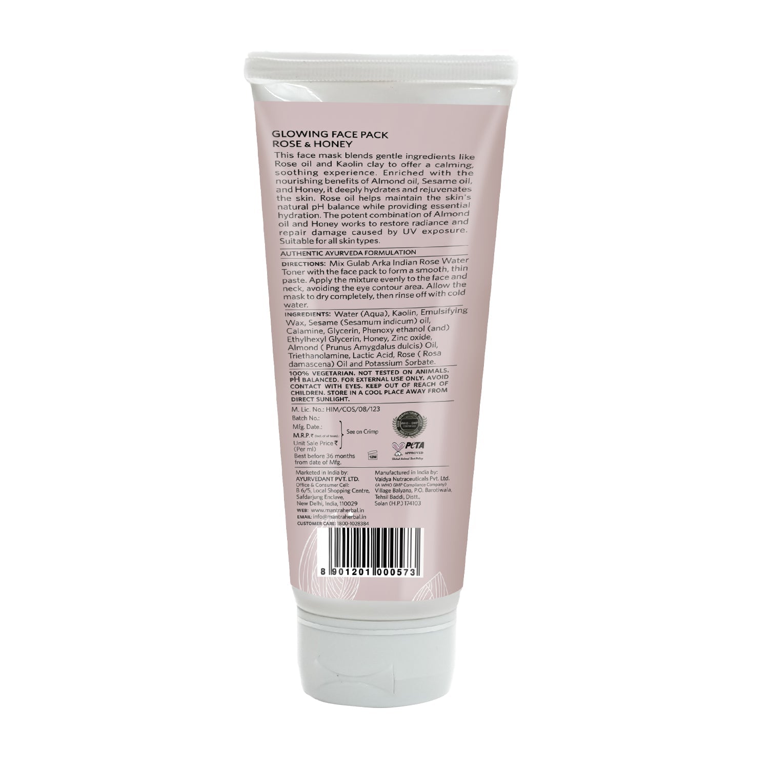 Mantra Rose & Honey Glowing Face Pack - Image 8