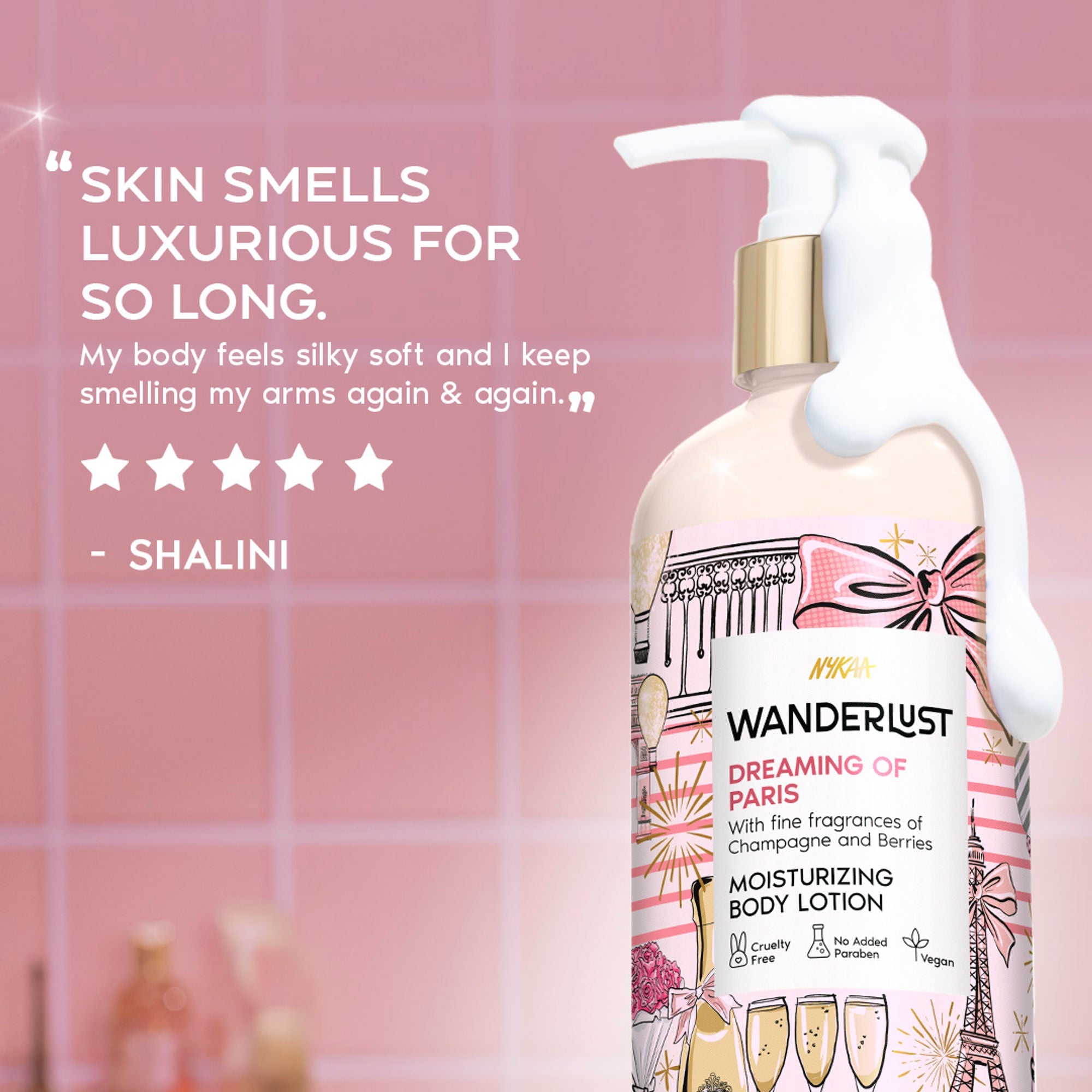 Wanderlust Moisturizing Body Lotion - Dreaming-Of-Paris