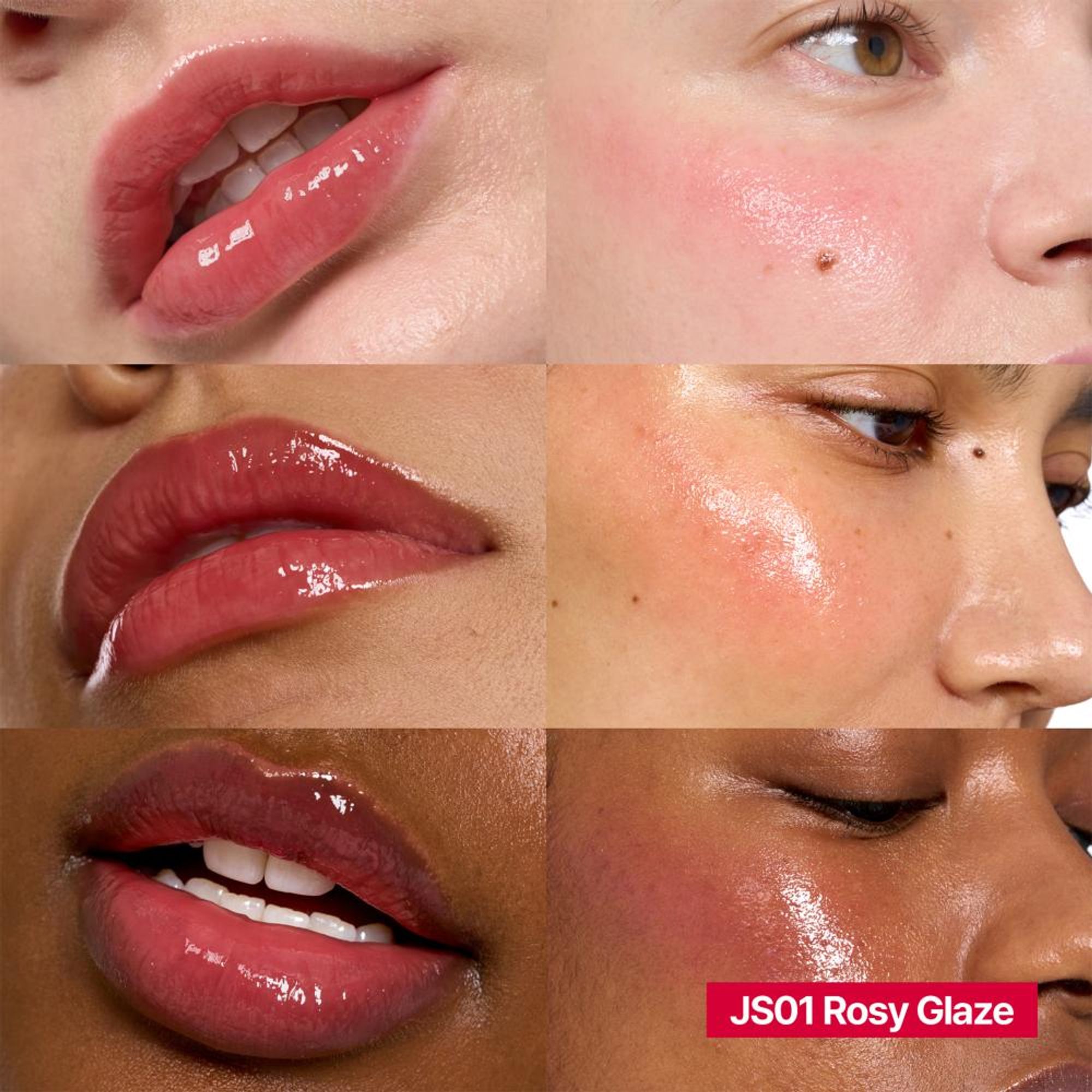 fwee Lip&Cheek Glowy Jelly Pot - JS01 Rosy Glaze