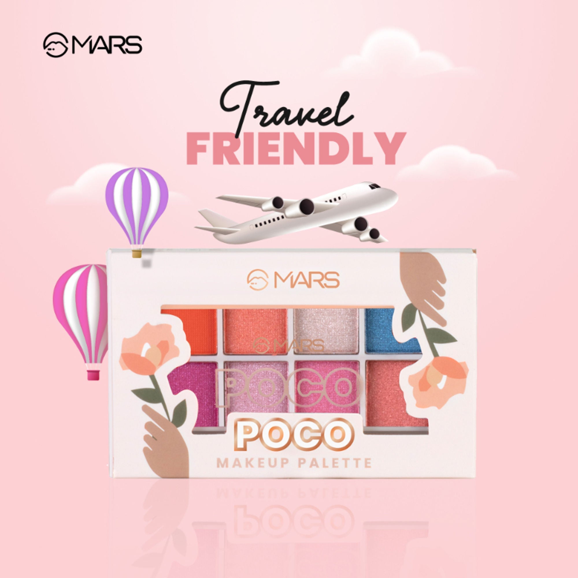 MARS Cosmetics Poco Face Makeup And Eyeshadow Palette - 01