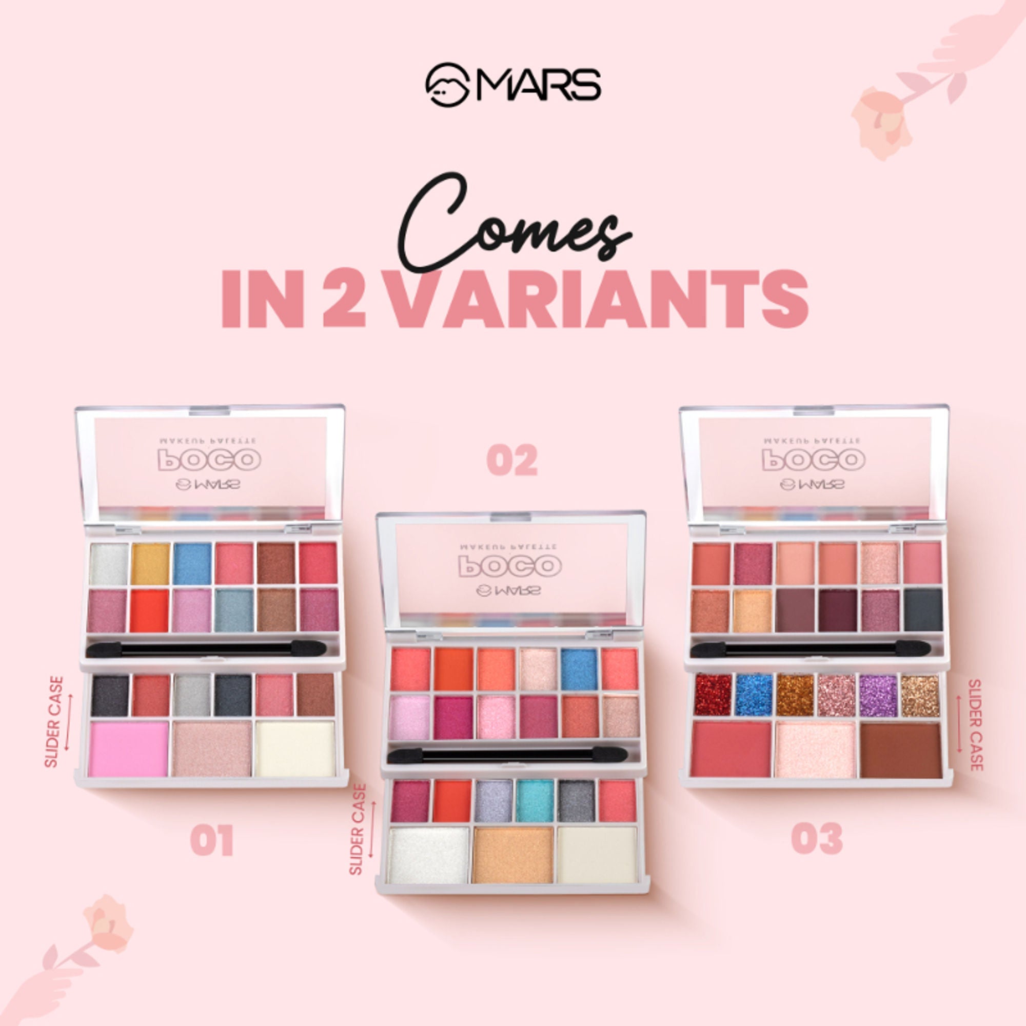 MARS Cosmetics Poco Face Makeup And Eyeshadow Palette - 03