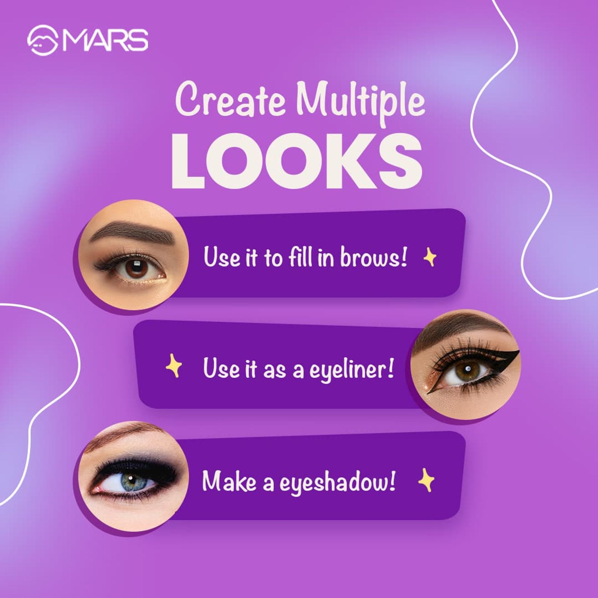 MARS Cosmetics Eyelove Multi Pods Eyeliner - Brown