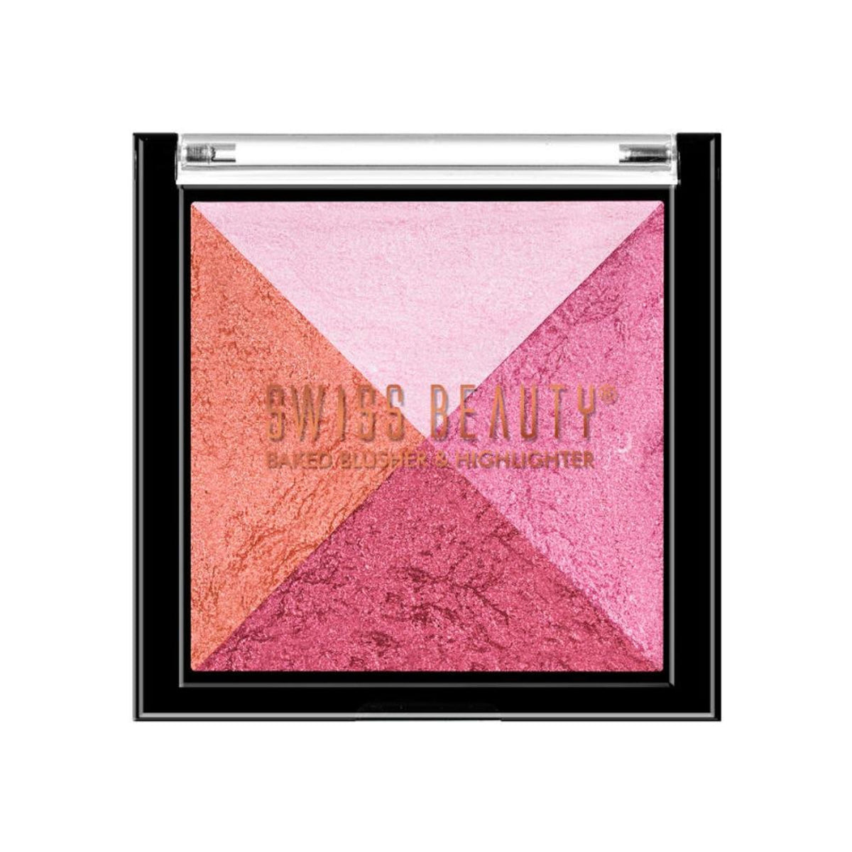 Swiss Beauty Baked Blusher & Highlighter - 02
