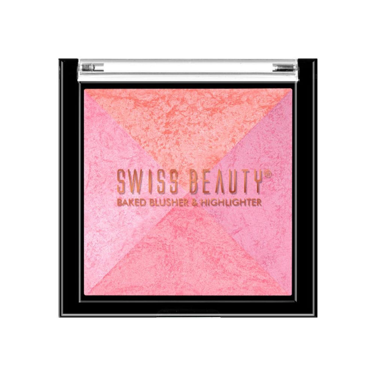 Swiss Beauty Baked Blusher & Highlighter - 04