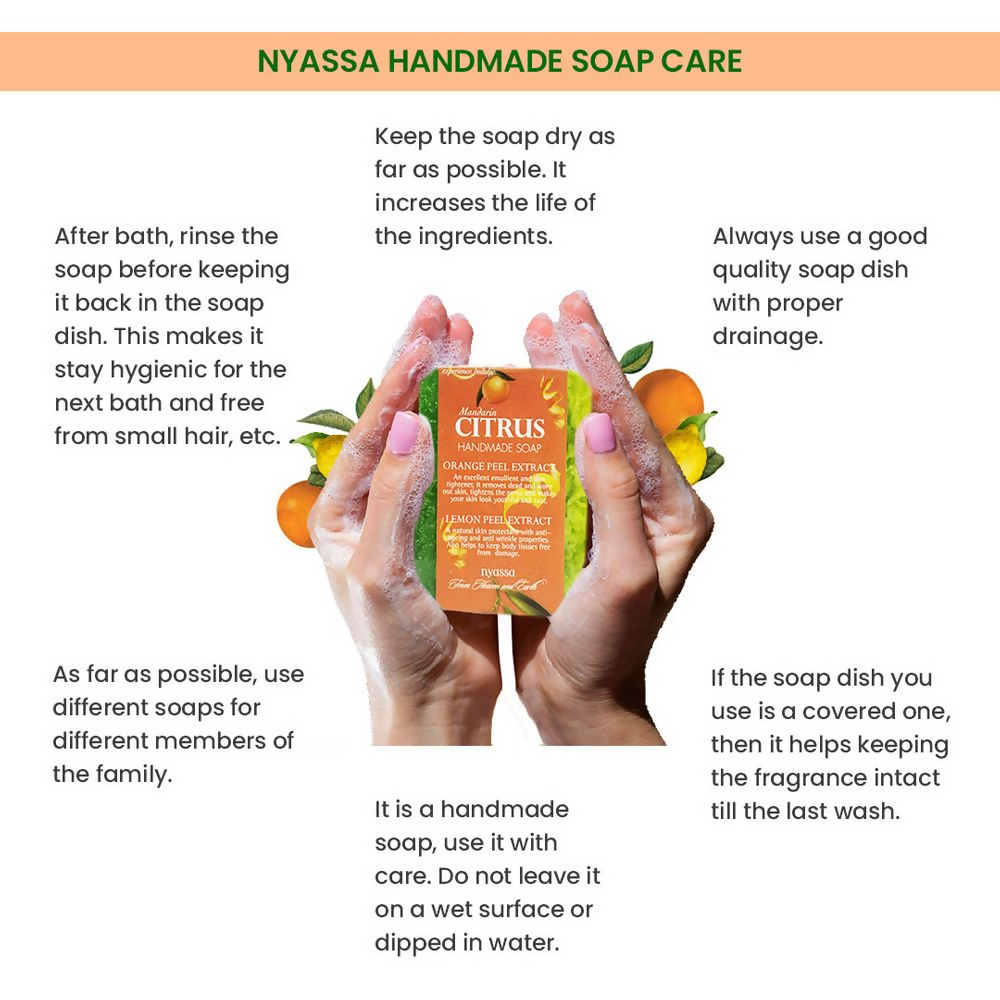 Nyassa Mandarin Citrus Soap Orange & Lemon Extracts