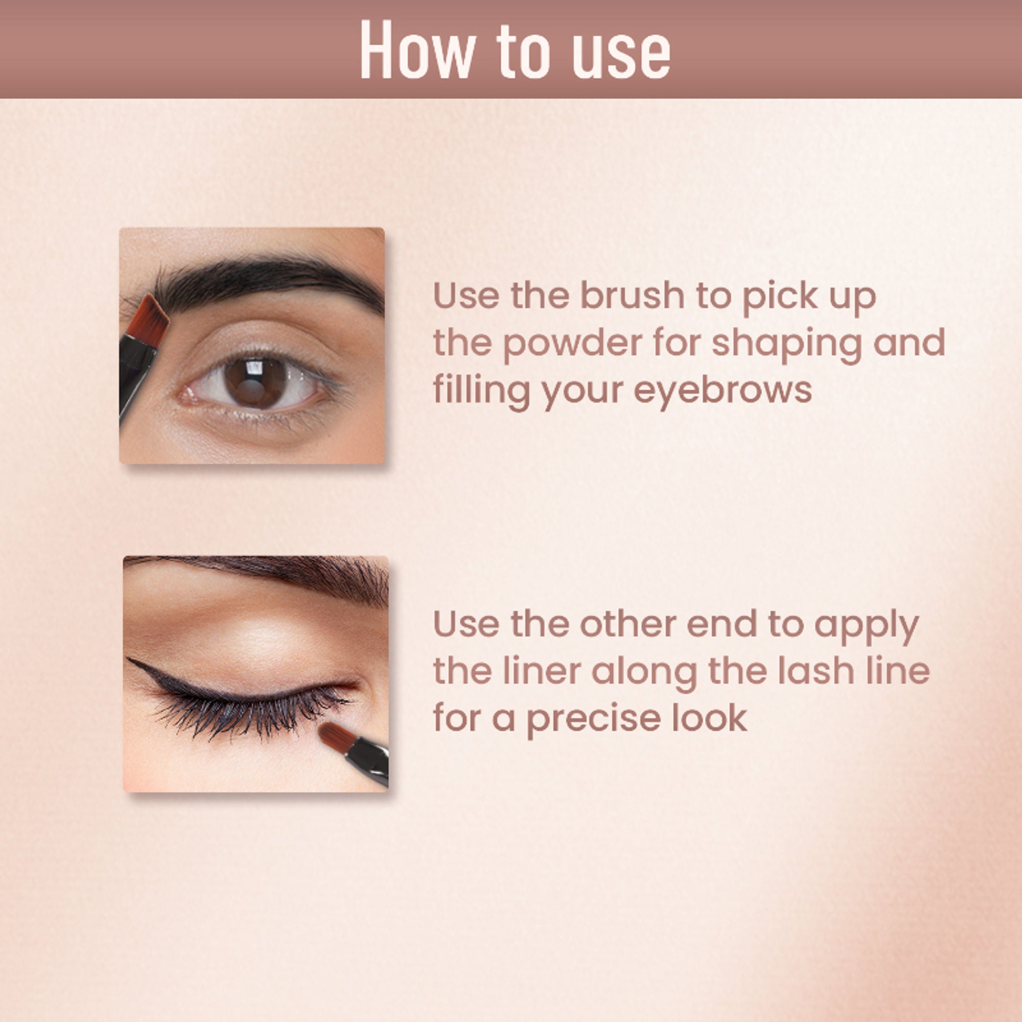 Swiss Beauty 3 In 1 Eyeliner, Eyebrow Filler and Kajal , 24-Hour Stay ,Waterproof - 01 Black