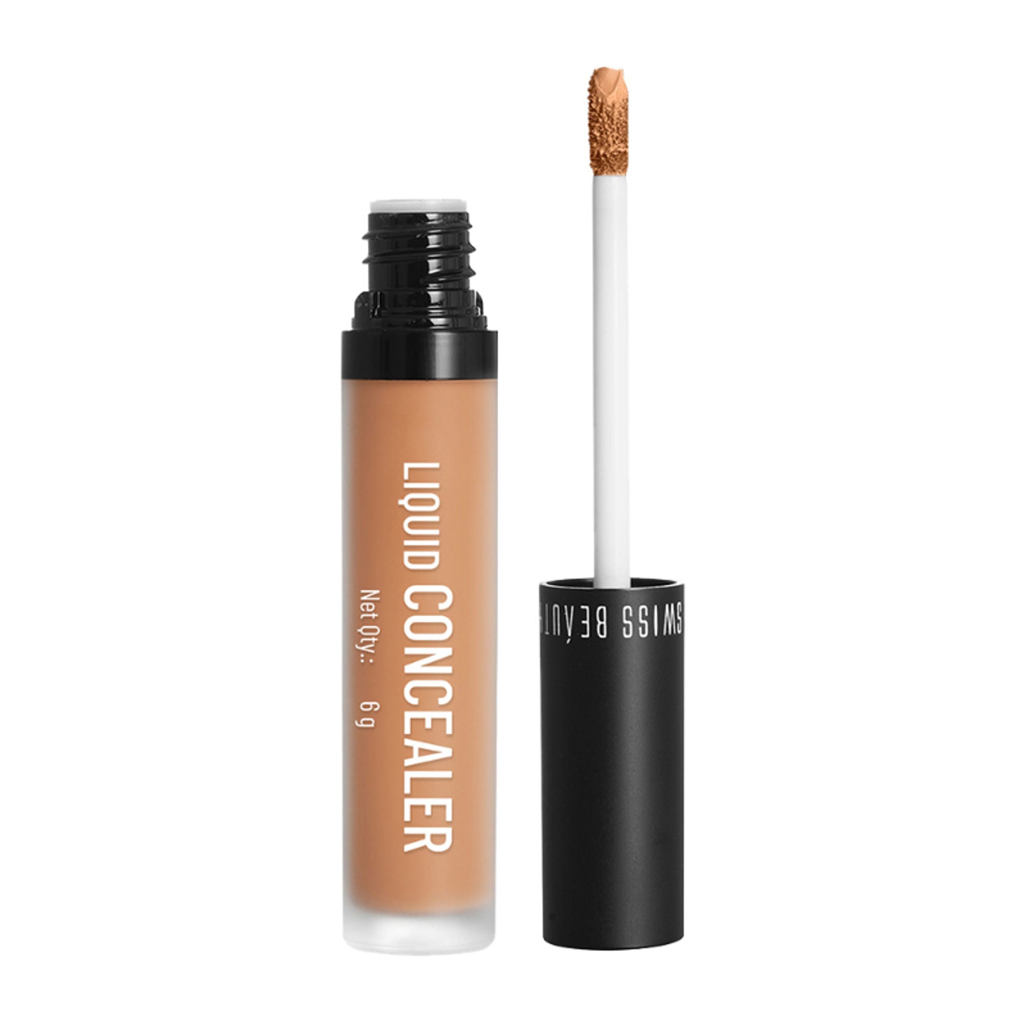 Swiss beauty Full Coverage Liquid Concealer With Jojoba Oil - 01 Warm Sand