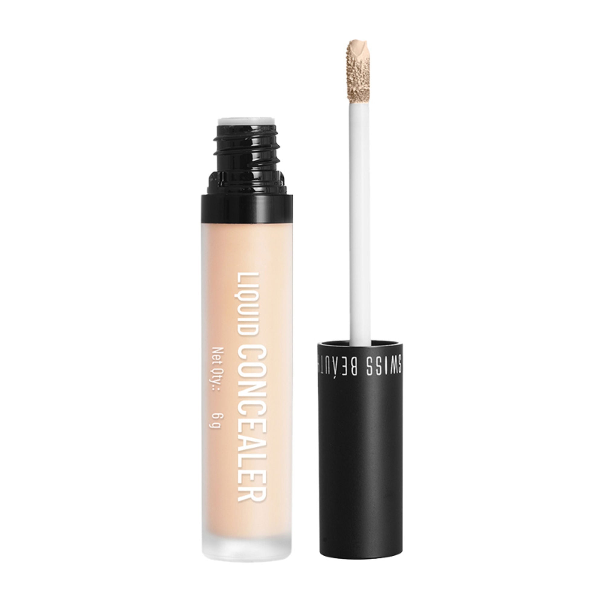 Swiss beauty Full Coverage Liquid Concealer With Jojoba Oil - 04 Medium Beige