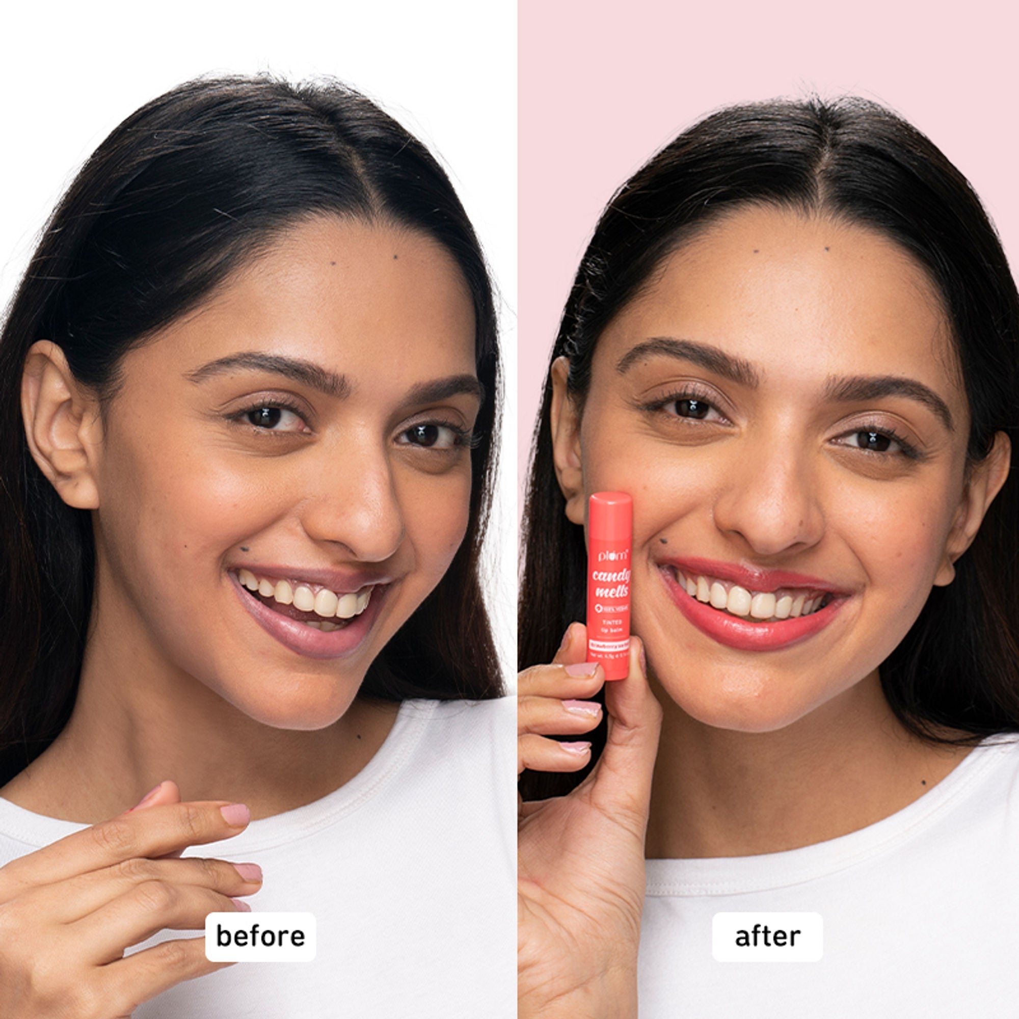 Plum Candy Melts Tinted Lip Balm - Strawberry Sorbet