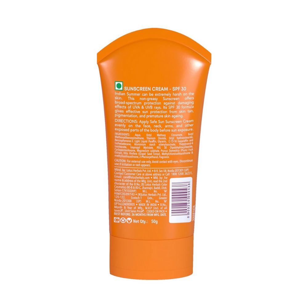 Lotus Herbals Safe Sun Sunscreen Cream SPF 30 PA+++