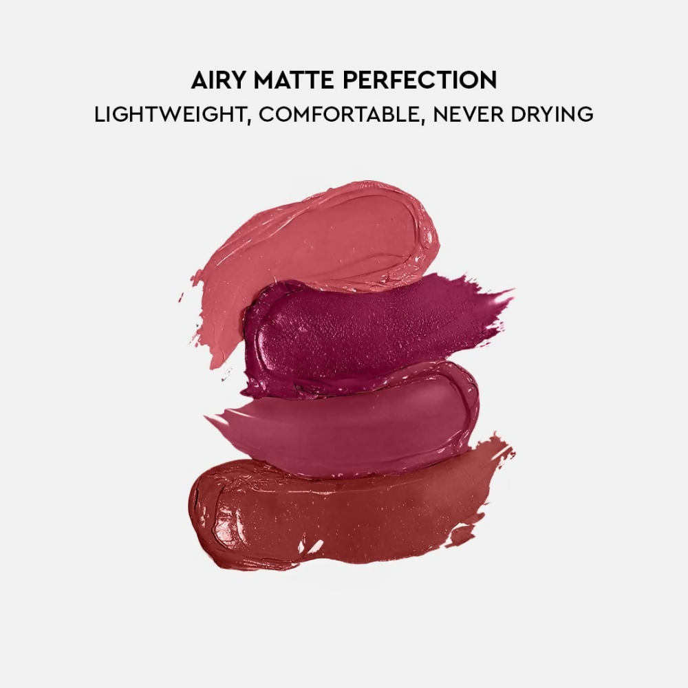 Kiro Four Play Non-Stop Airy Matte Liquid Lip Stack – Elite Berry Quad
