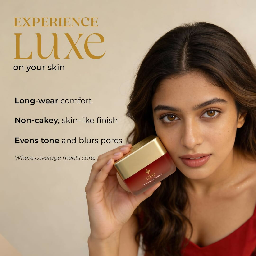 Just Herbs Luxe Infinite Glow Hydrating Foundation Non-Cakey & Long-Lasting (Beige)