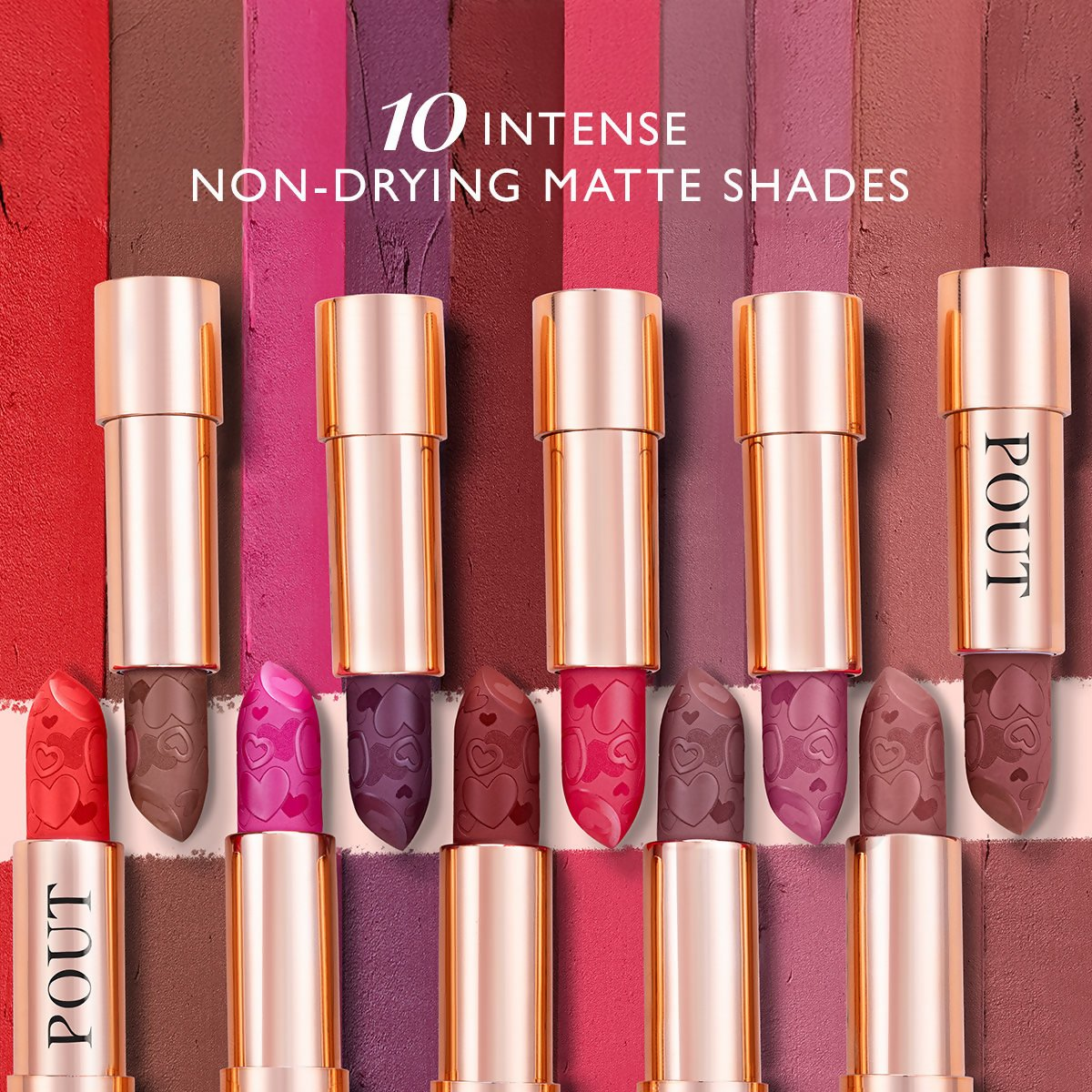 MyGlamm Pout By Karan Johar Intense Matte Plumping Lipstick - Candid Pout