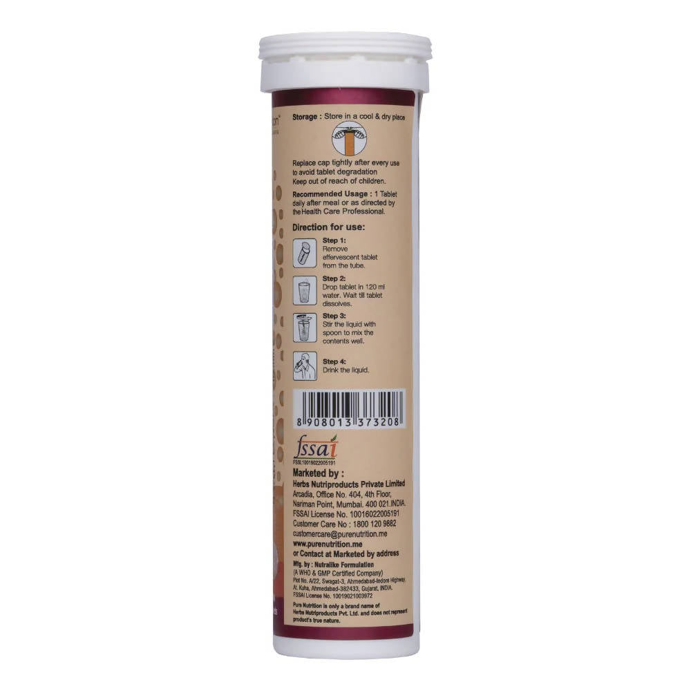 Pure Nutrition Glutathione Effervescent Tablets (15 tabs)