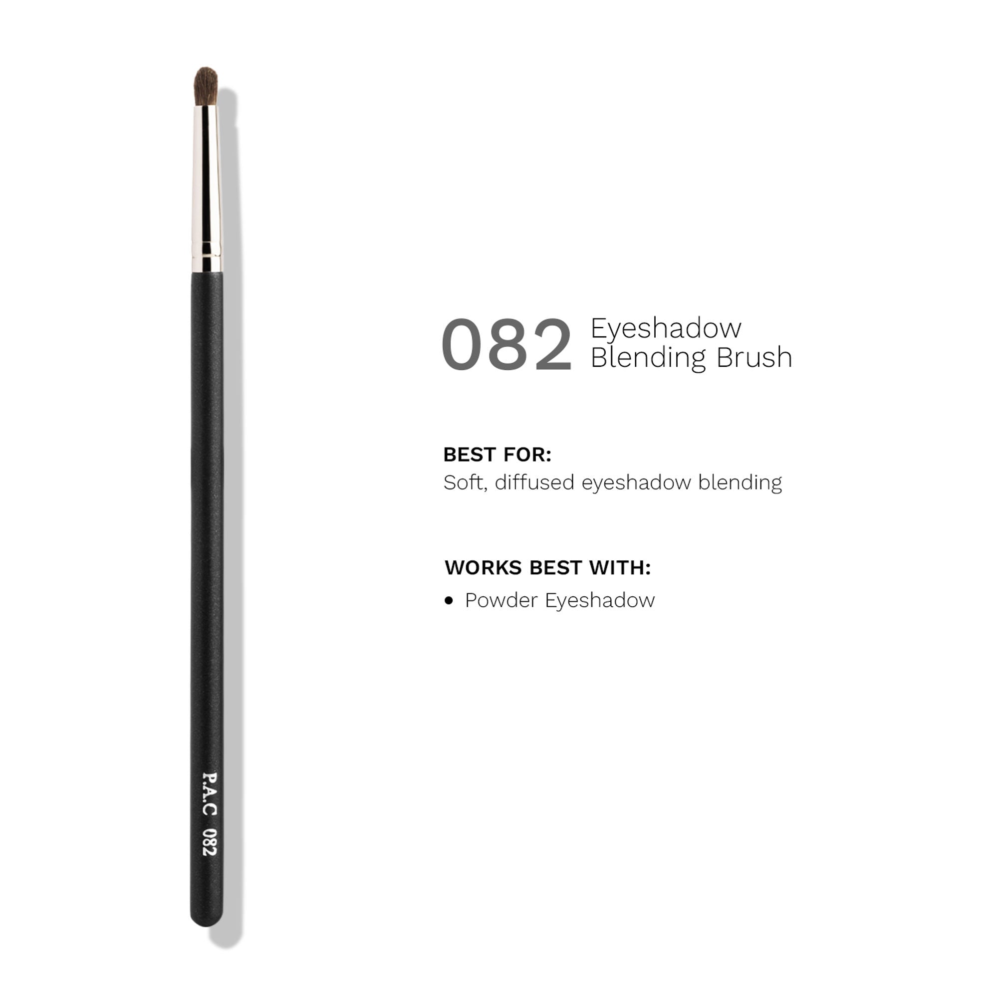 PAC Studio Blending Eyeshadow Brush - 082