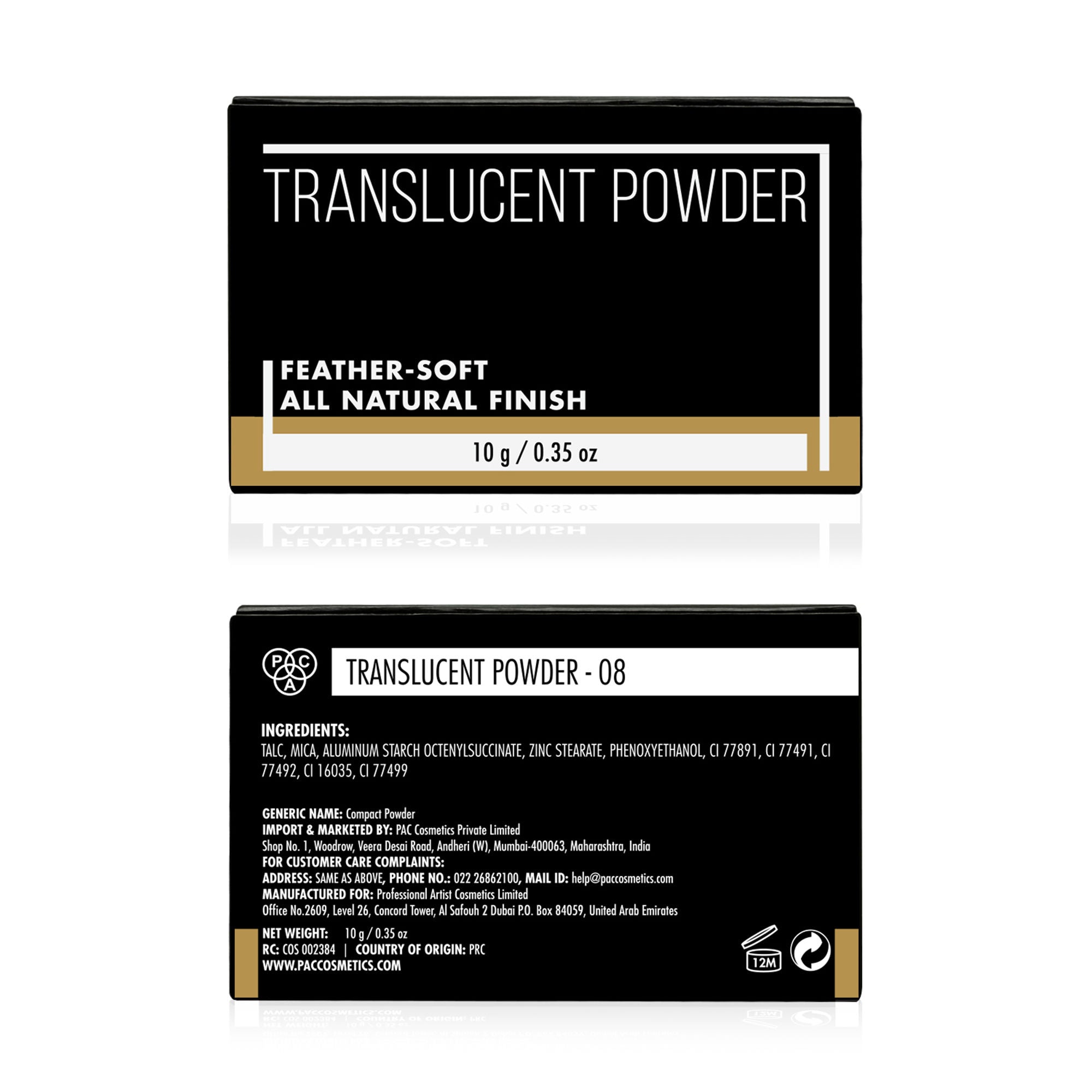 PAC Studio Translucent Powder - 08