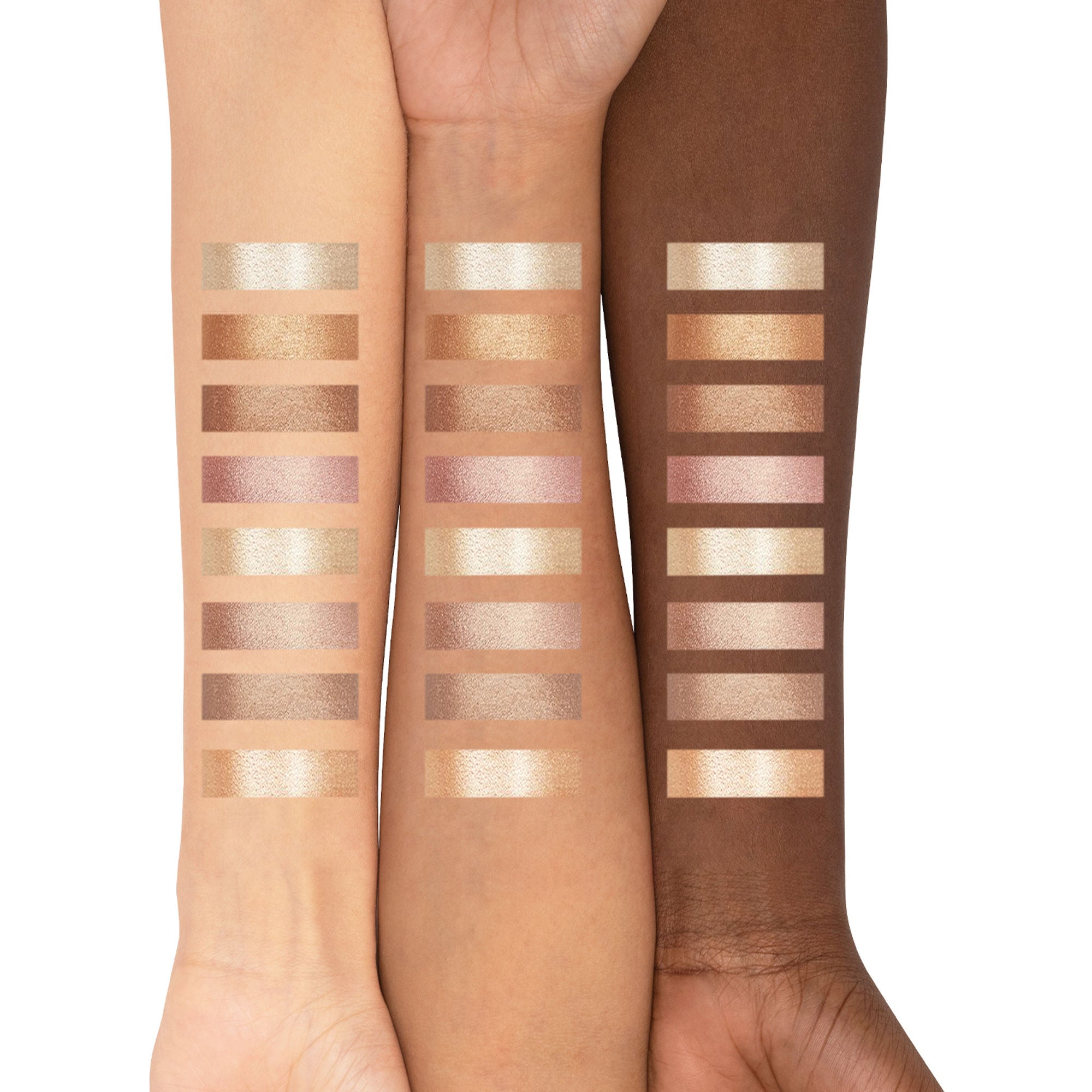 PAC Studio Glowing Goddess Highlighter Palette - Intense Glow, Silky Smooth Micro Pearls, Blends Seamlessly