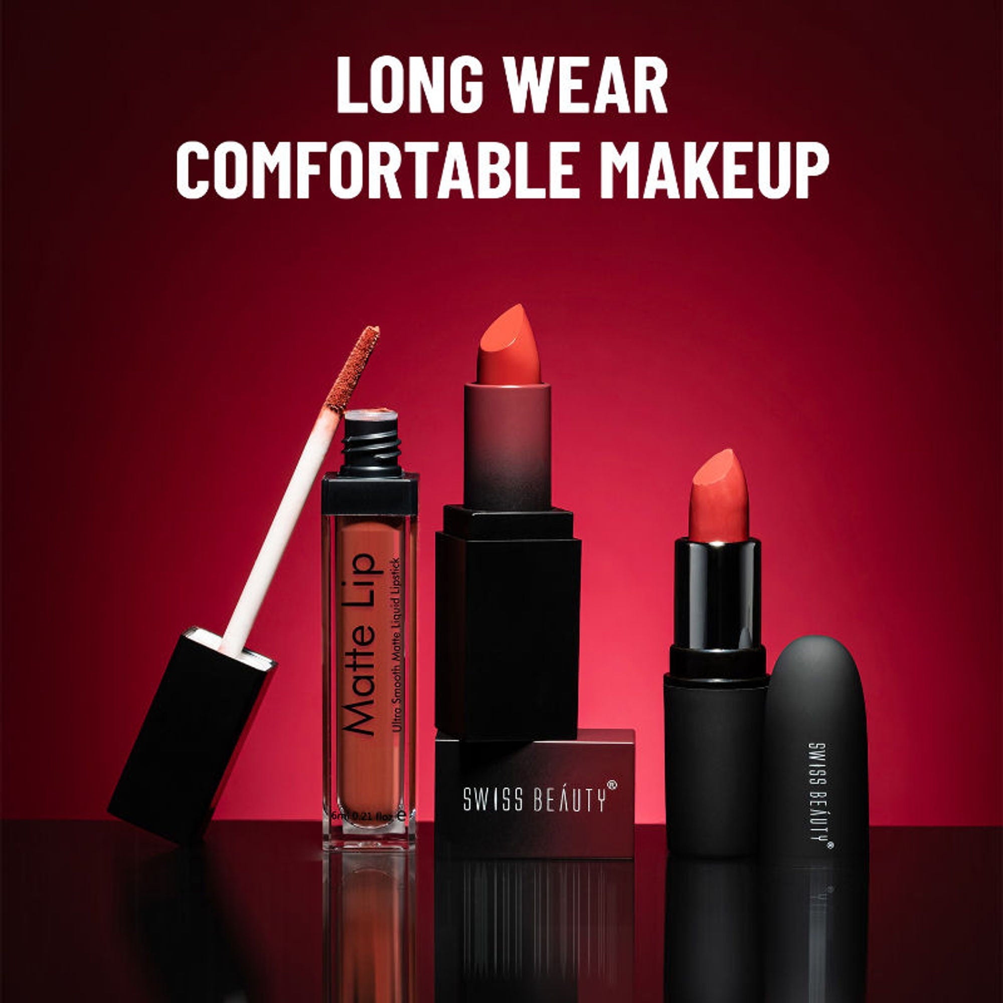 Swiss Beauty Ultra Smooth Matte Liquid Lipstick - 34 Heart Breaker
