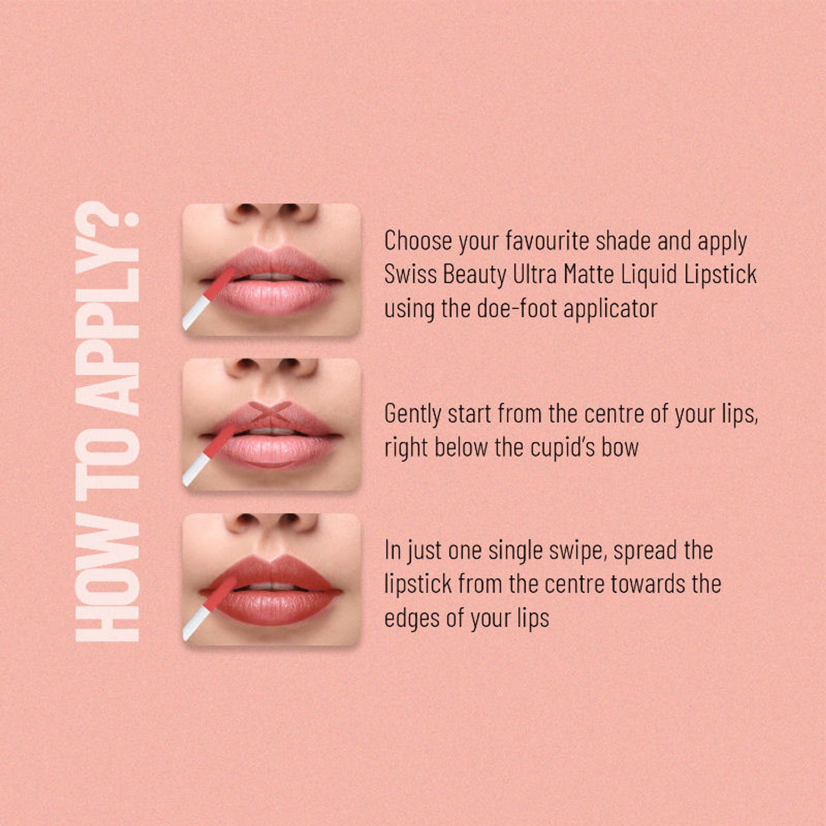 Swiss Beauty Ultra Smooth Matte Liquid Lipstick - 4 Passionate Red