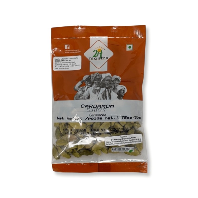 24 Mantra Organic Cardamom 50g