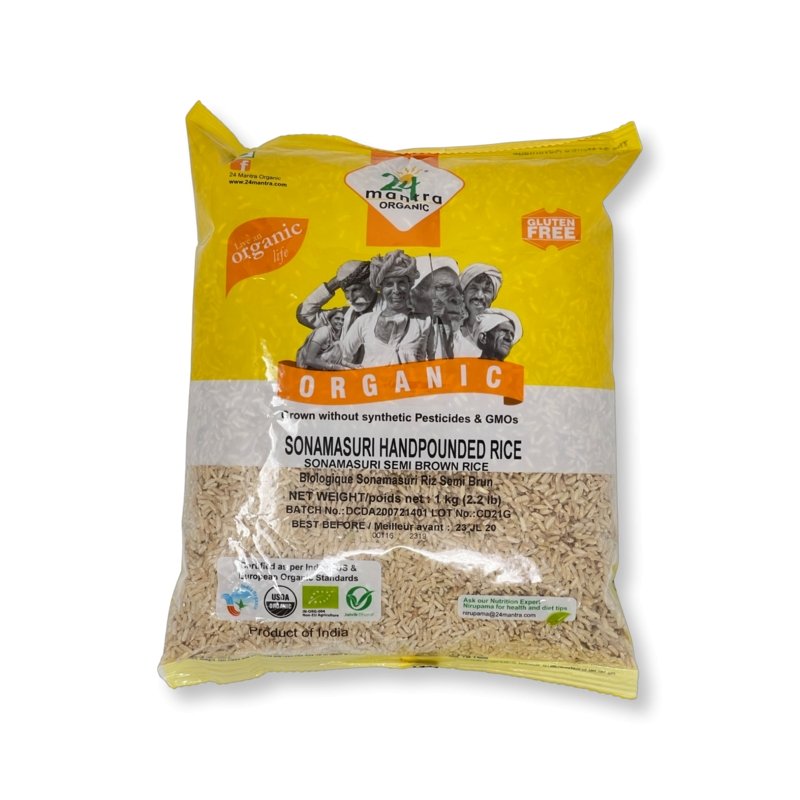 24 Mantra Organic  Sonamasuri Hand Pounded Rice