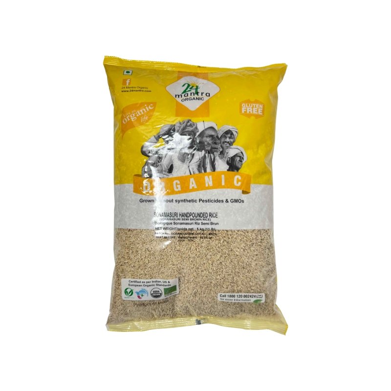 24 Mantra Organic  Sonamasuri Hand Pounded Rice