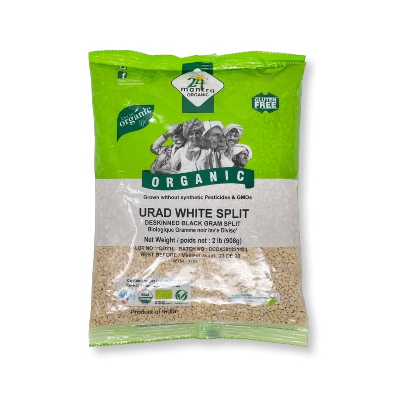 24 Mantra Organic Urad White Split 2lb