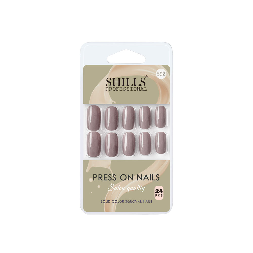 Shills Professional Reusable Press On Nails Square - SPN592