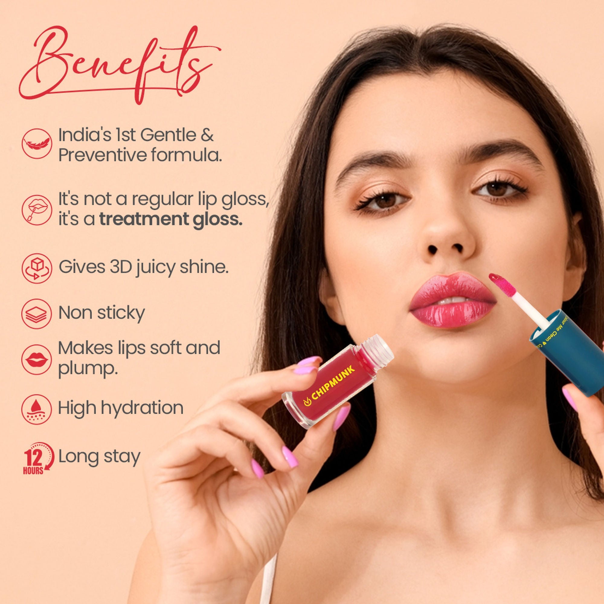 CHIPMUNK Simpin For It Dynamic Lip Gloss - 83 Lucky Charm