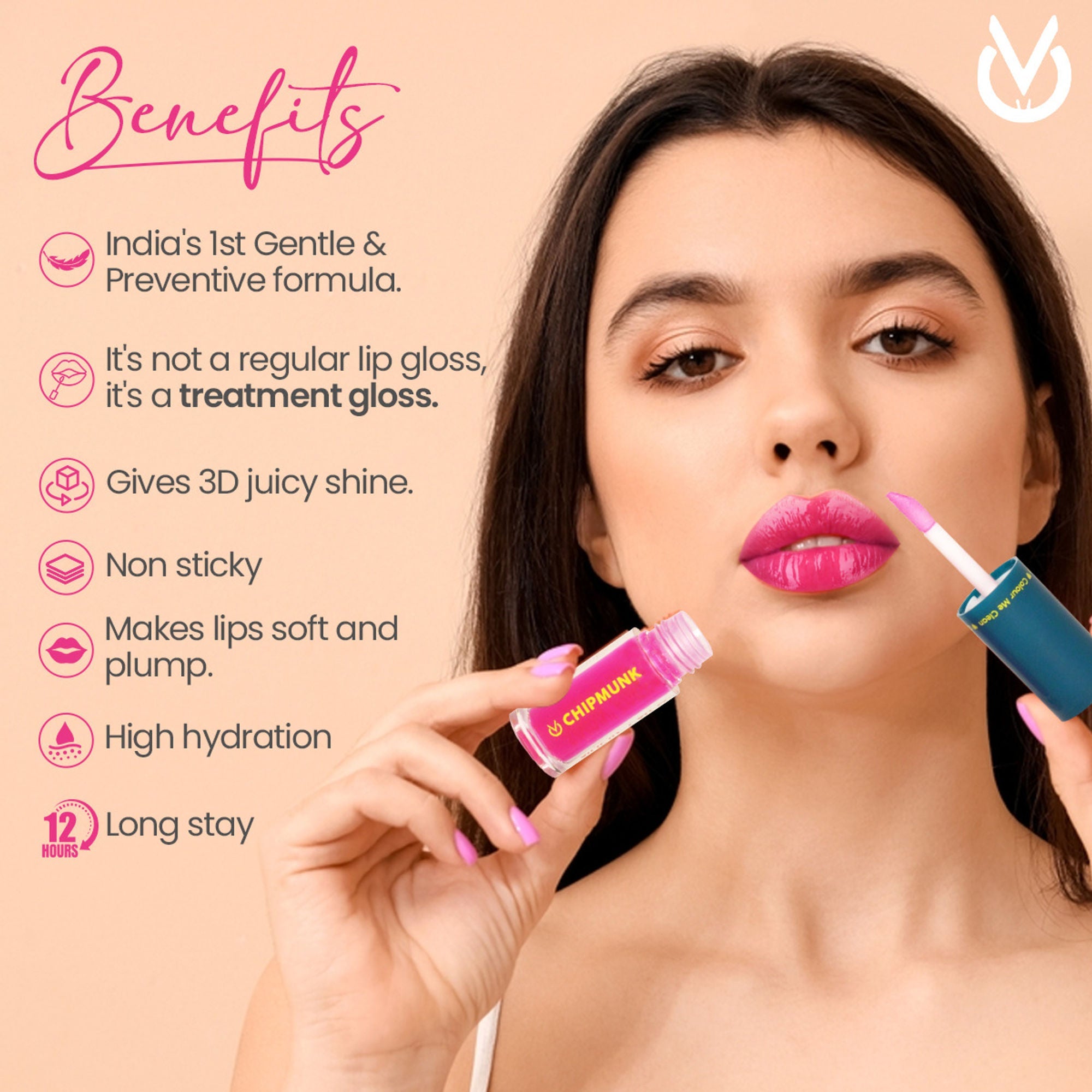 CHIPMUNK Simpin For It Dynamic Lip Gloss - 85 In The Moment