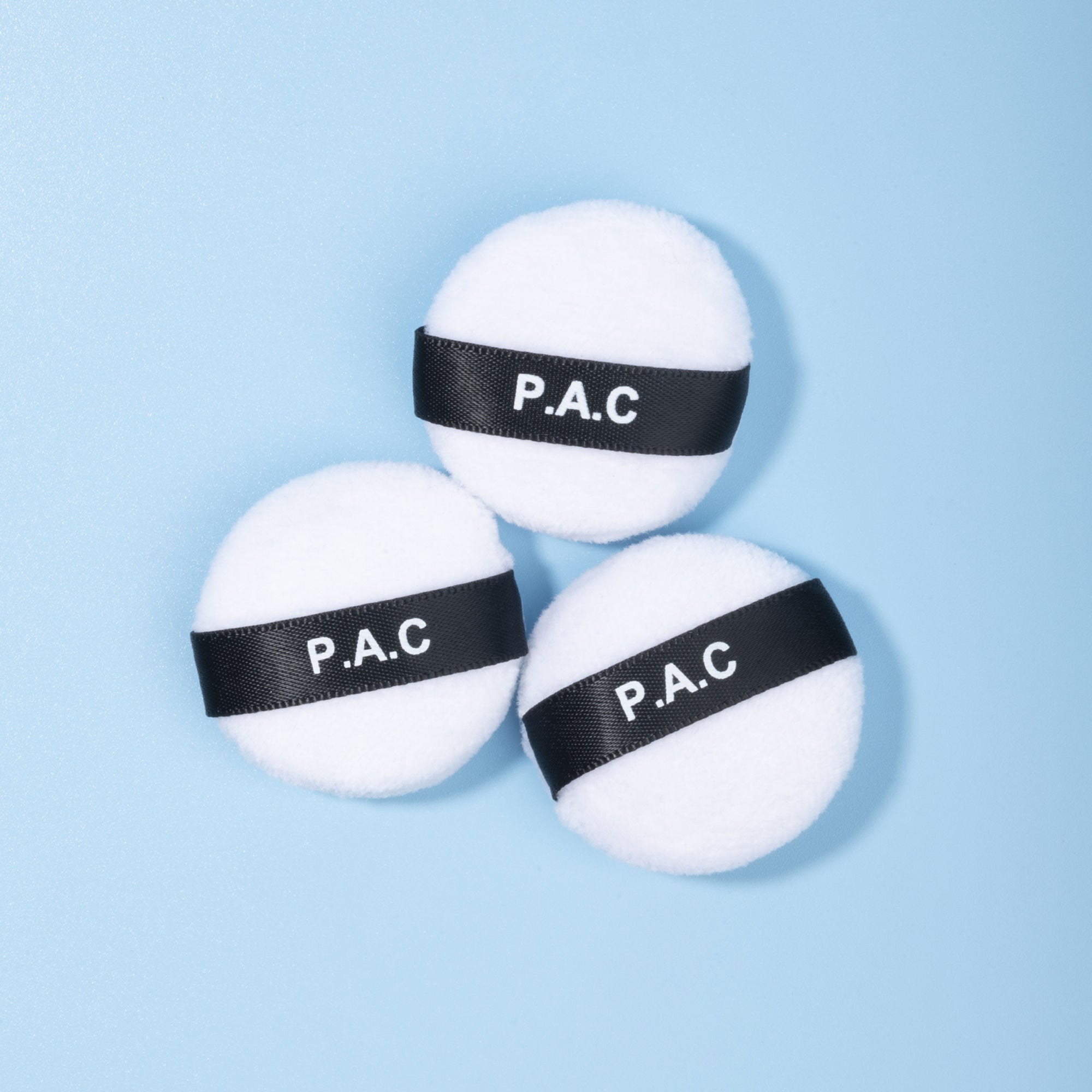 PAC Studio Mini Cotton Puff Round White 3 Pcs