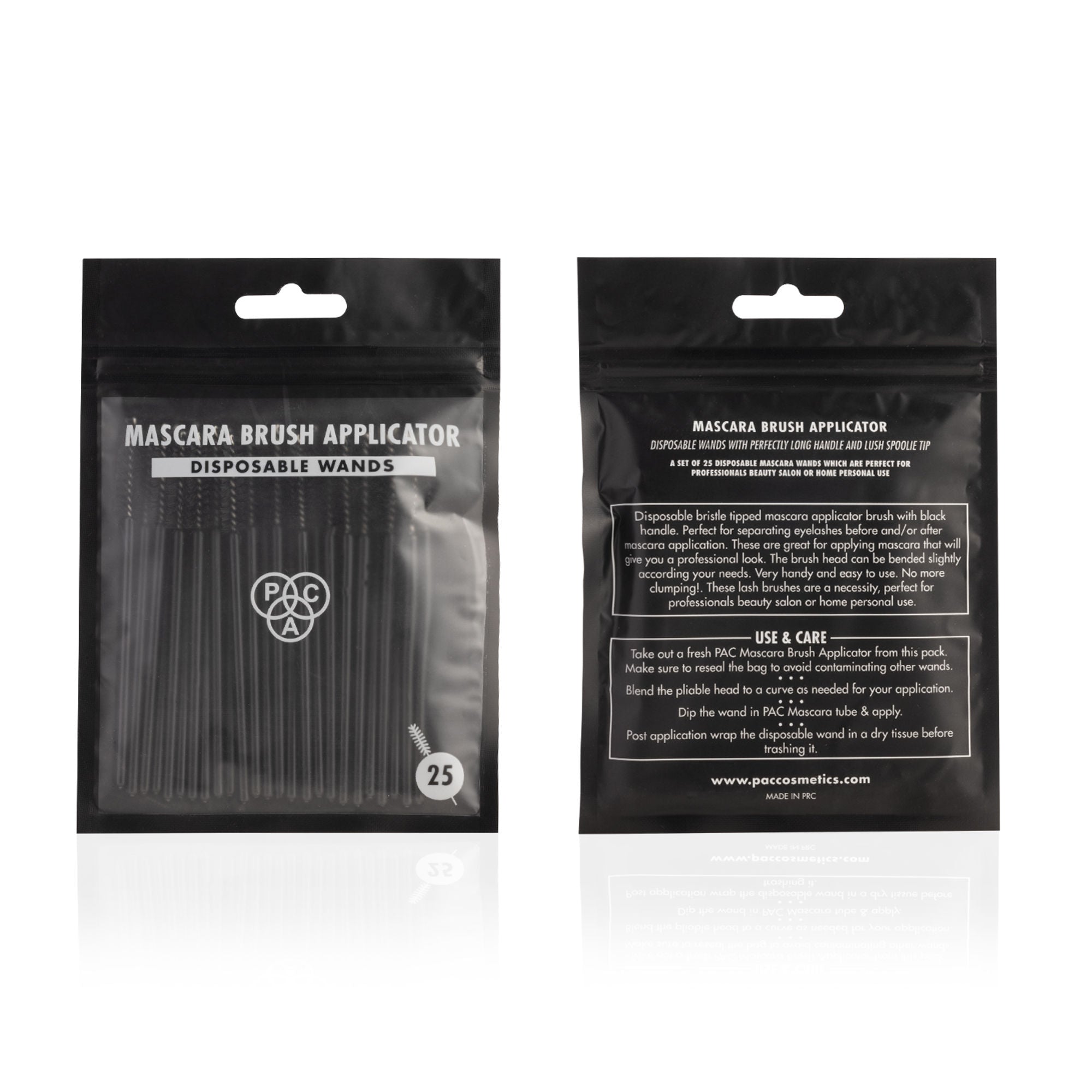 PAC Studio Disposable Mascara Wands - 25 Pieces