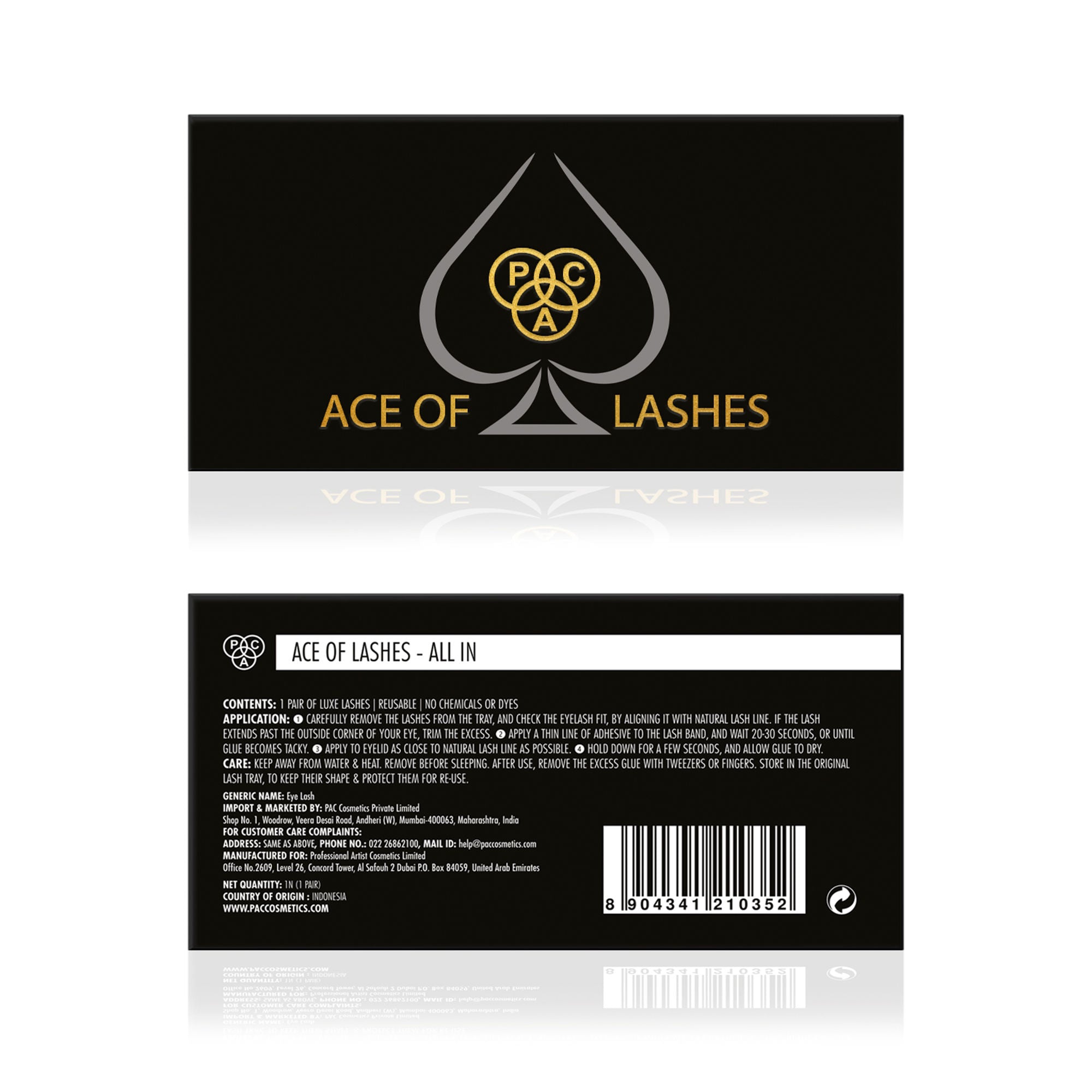 PAC Studio Ace Of Lashes - All In