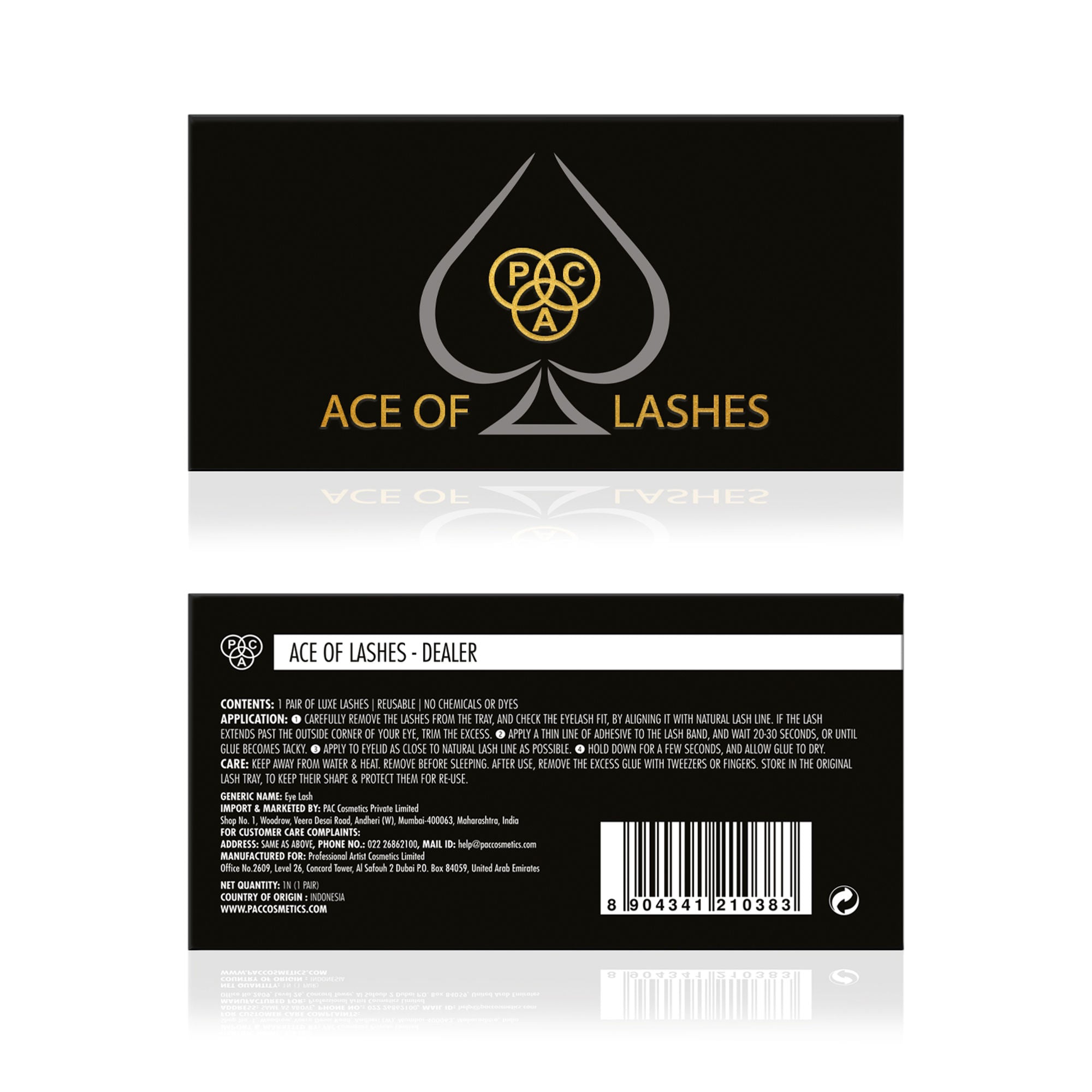 PAC Studio Ace Of Lashes - Dealer
