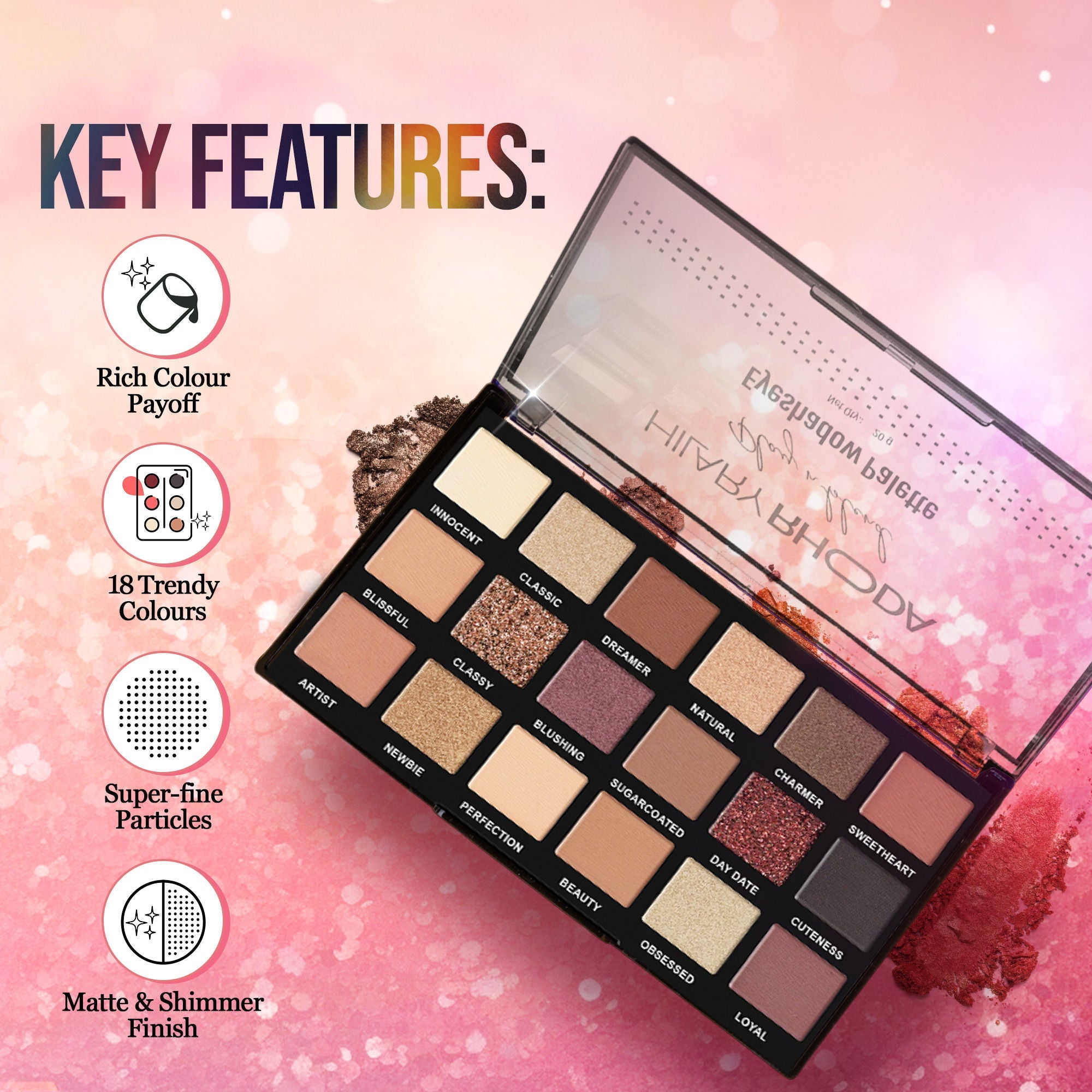 Hilary Rhoda Play N Blend Eyeshadow Palette - Day Dreamer 01