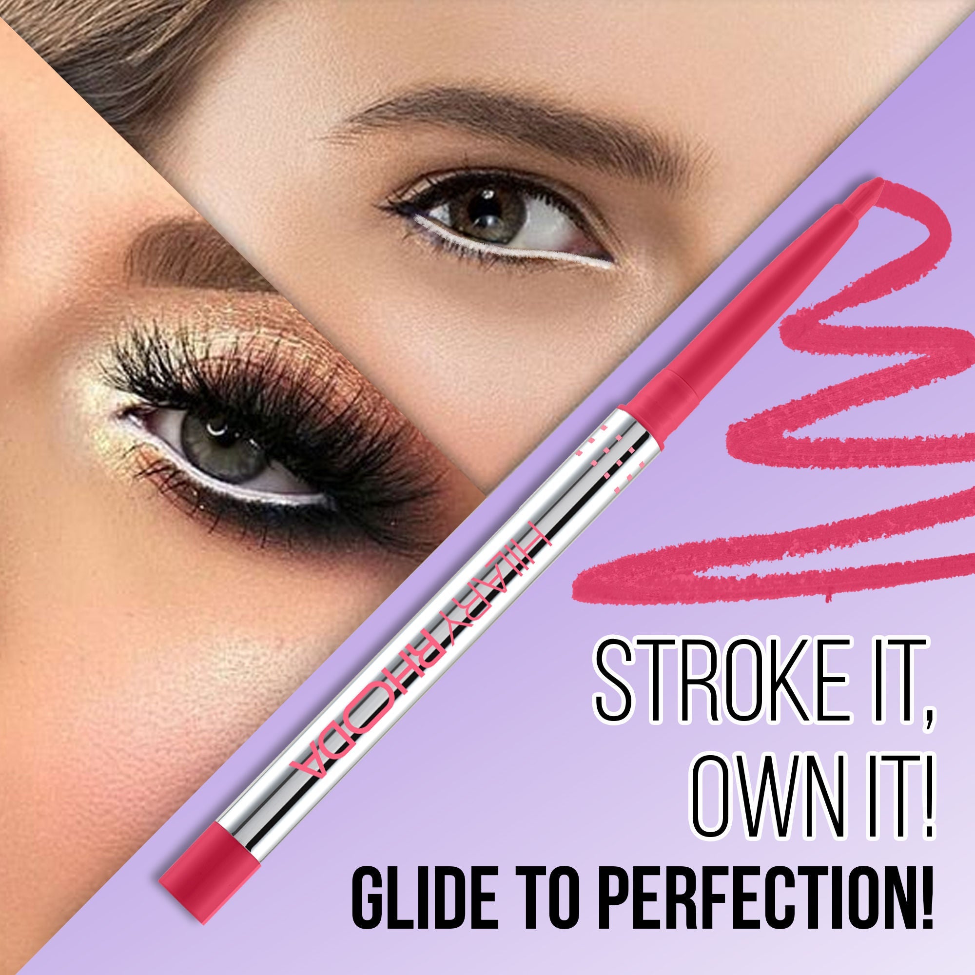 Hilary Rhoda Stroke It Eye Pencil - Wild Pink 02