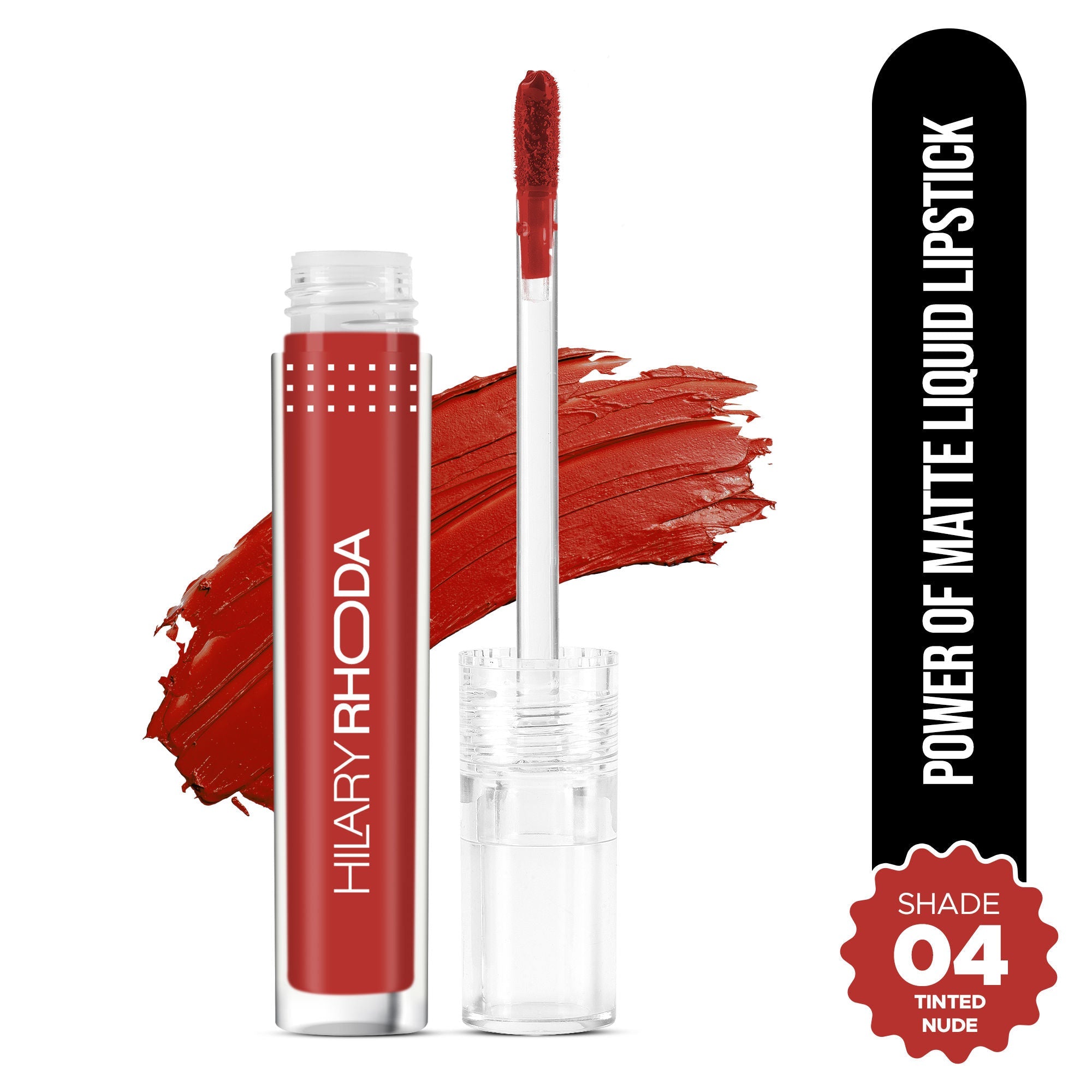 Hilary Rhoda Power Of Matte Liquid Lipstick - Tinted Nude 04