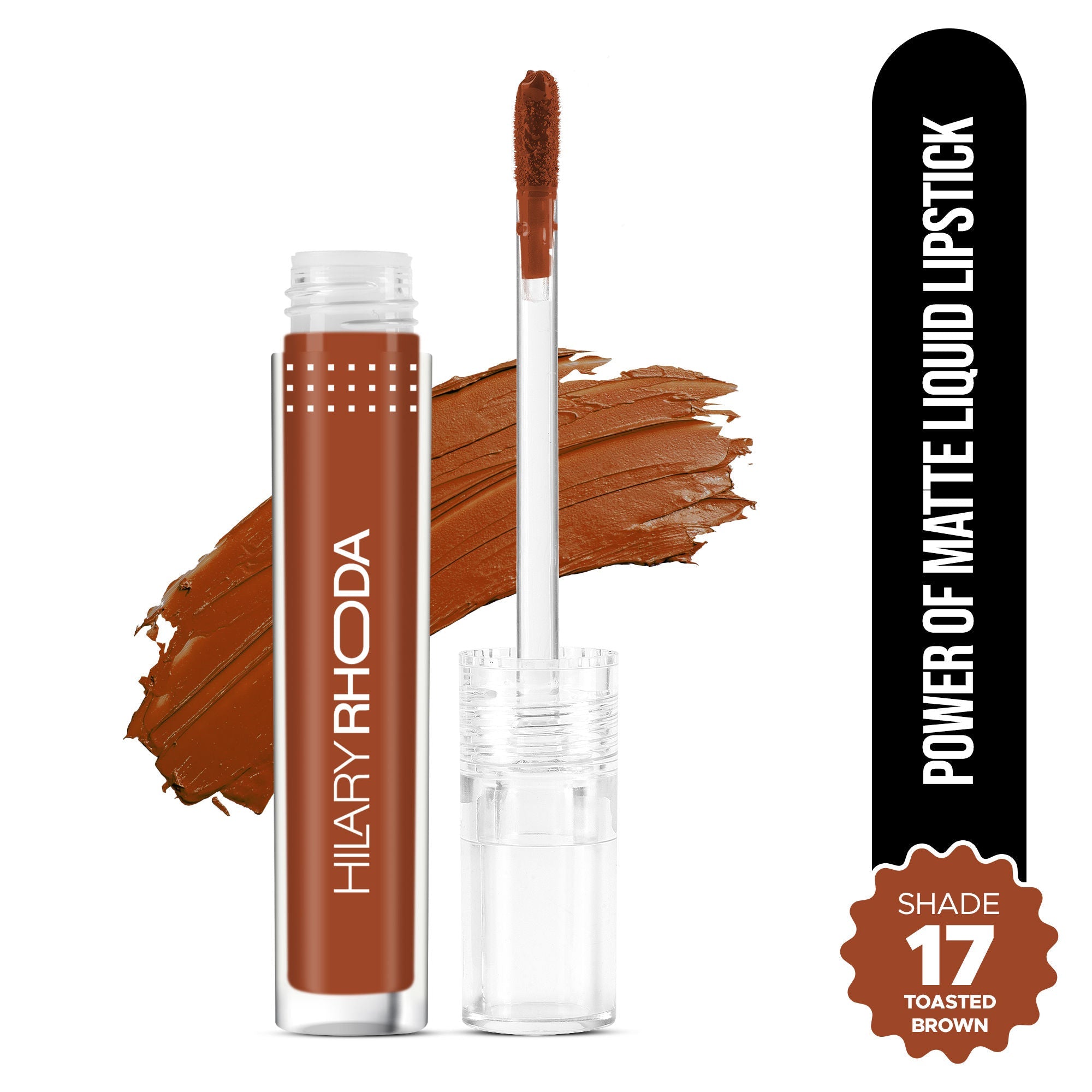 Hilary Rhoda Power Of Matte Liquid Lipstick - Toasted Brown 17