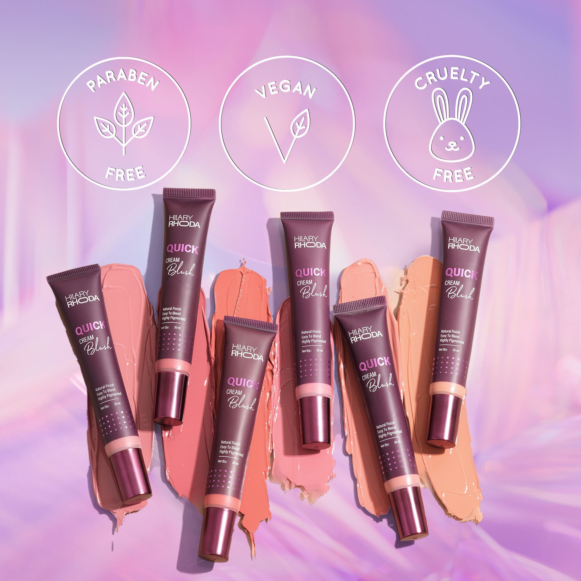 Hilary Rhoda Quick Cream Blush - Mauve Madness 03