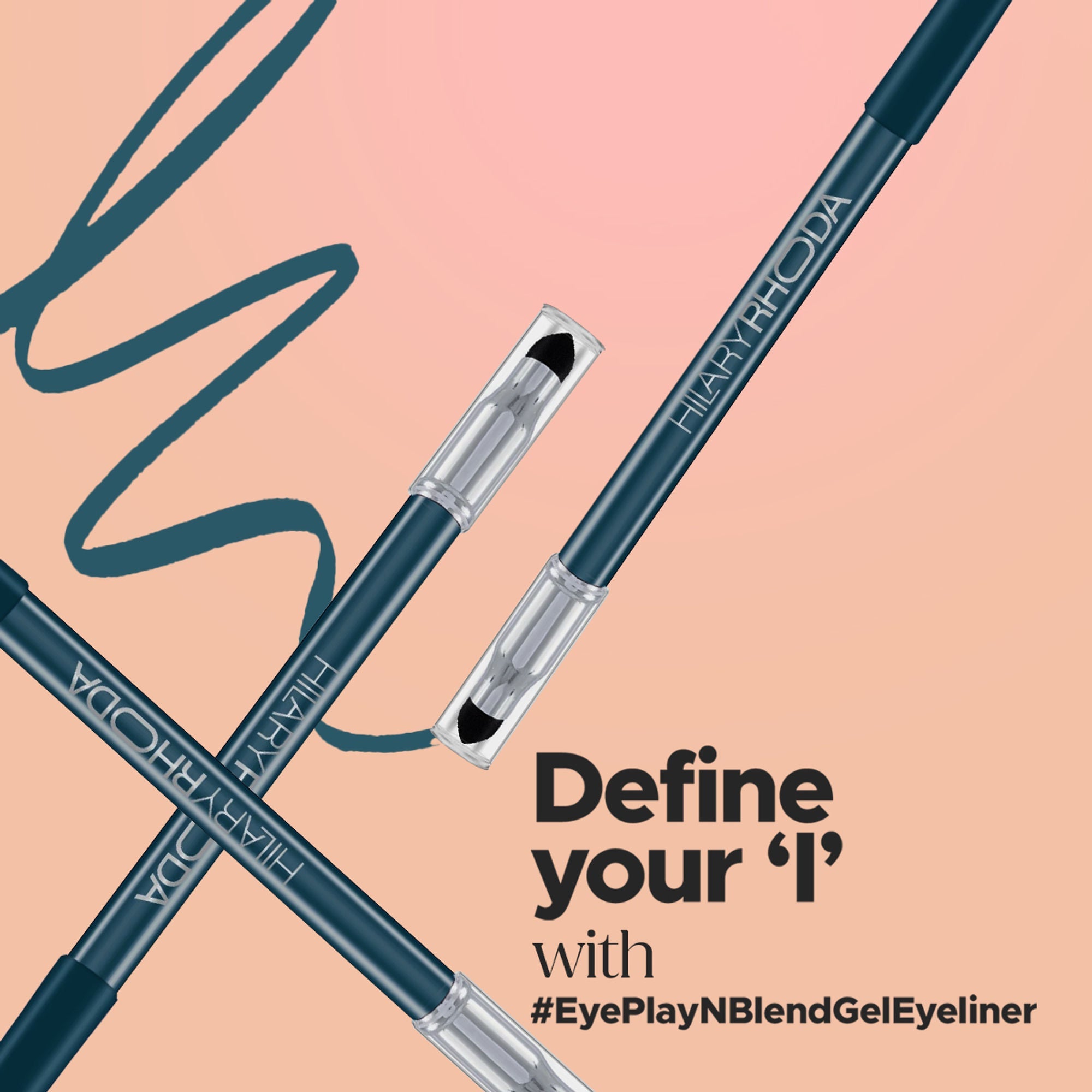 Hilary Rhoda Play N Blend Gel Eyeliner - Turquoise Ocean 09