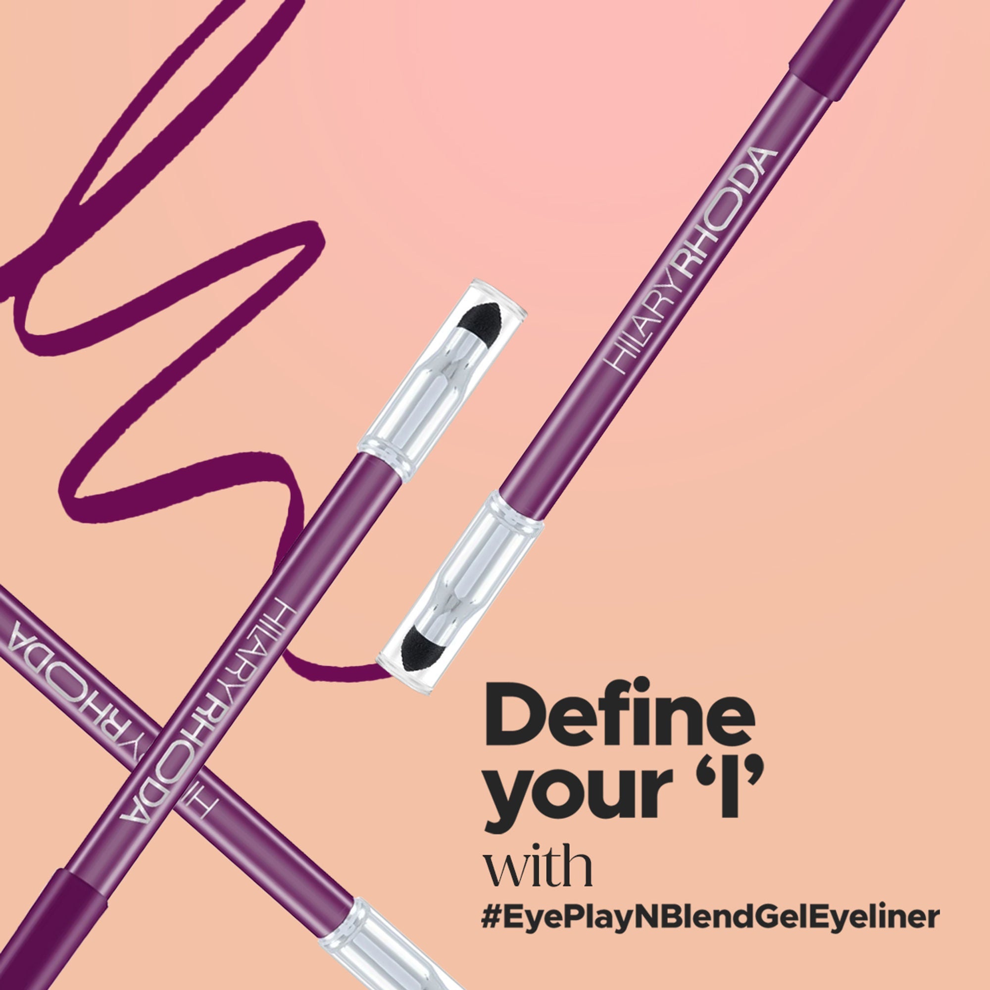 Hilary Rhoda Play N Blend Gel Eyeliner - Purple Drama 12