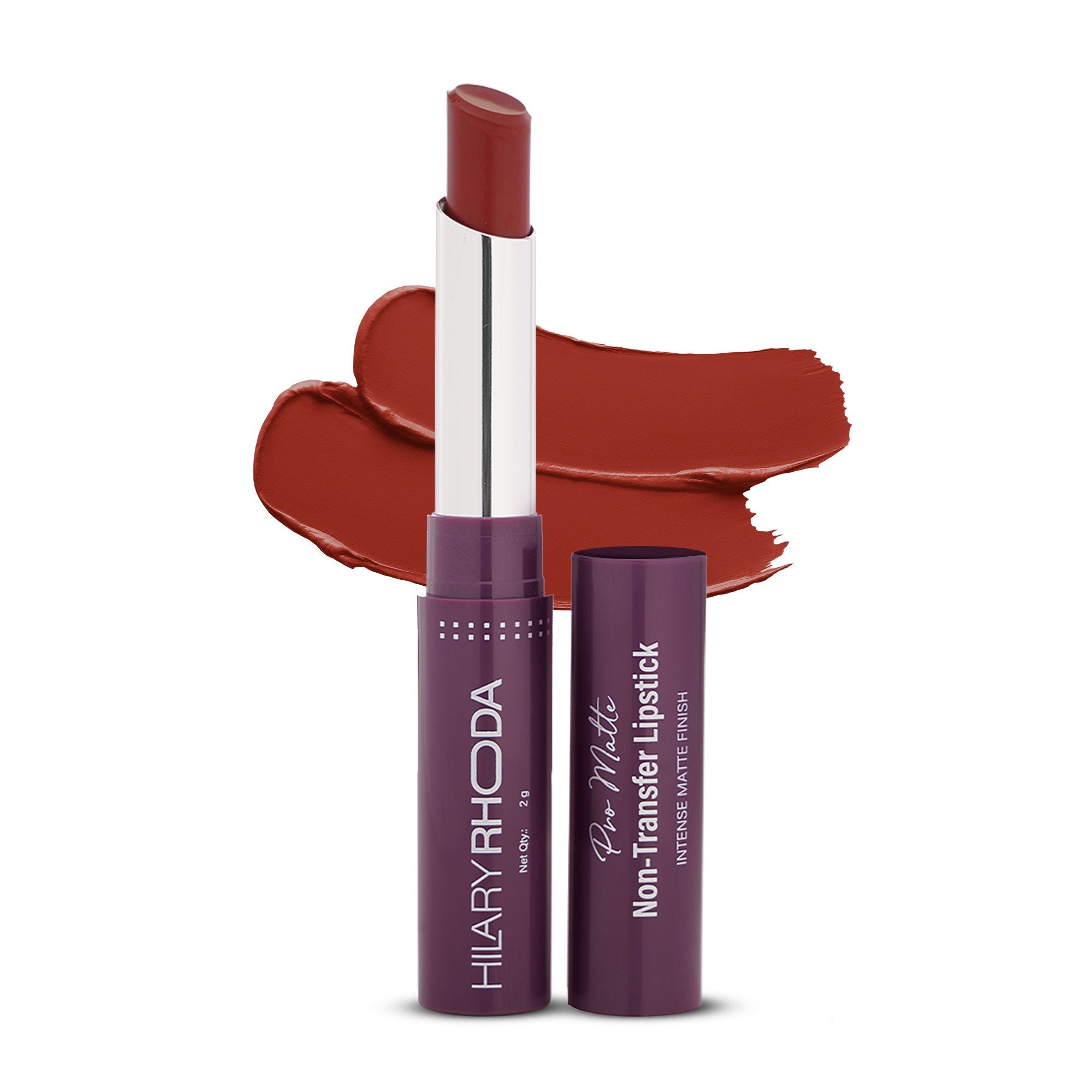 Hilary Rhoda Pro Matte Non-Transfer Waterproof Lipstick - Nude Rose 01