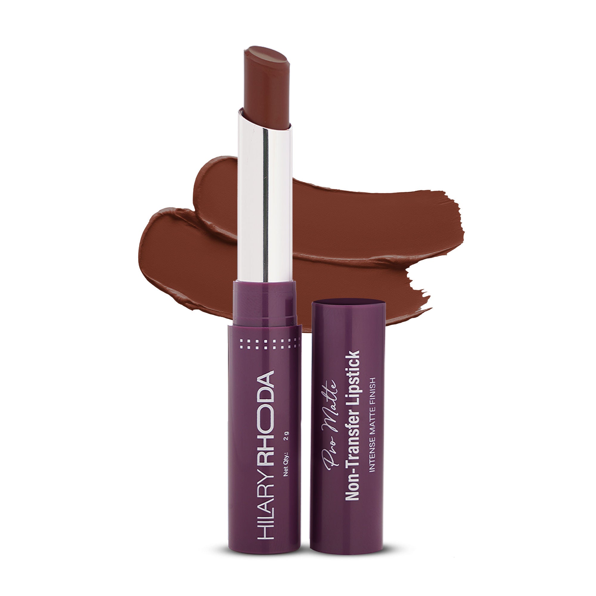 Hilary Rhoda Pro Matte Non-Transfer Waterproof Lipstick - Coffee Brown 10