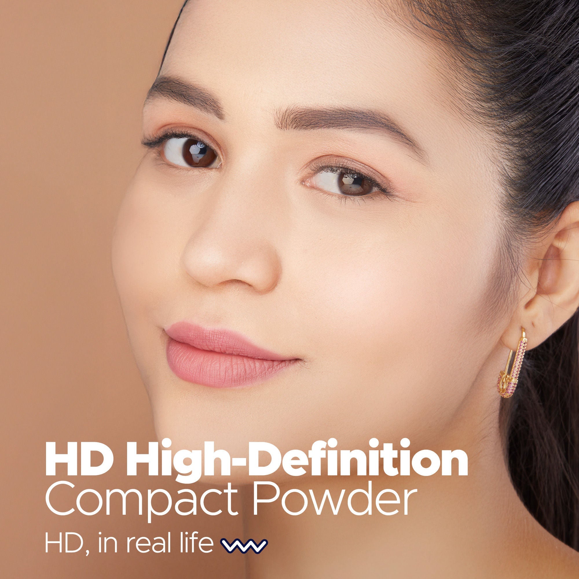 Hilary Rhoda HD High-Definition Matte Pressed Powder - Sand 04
